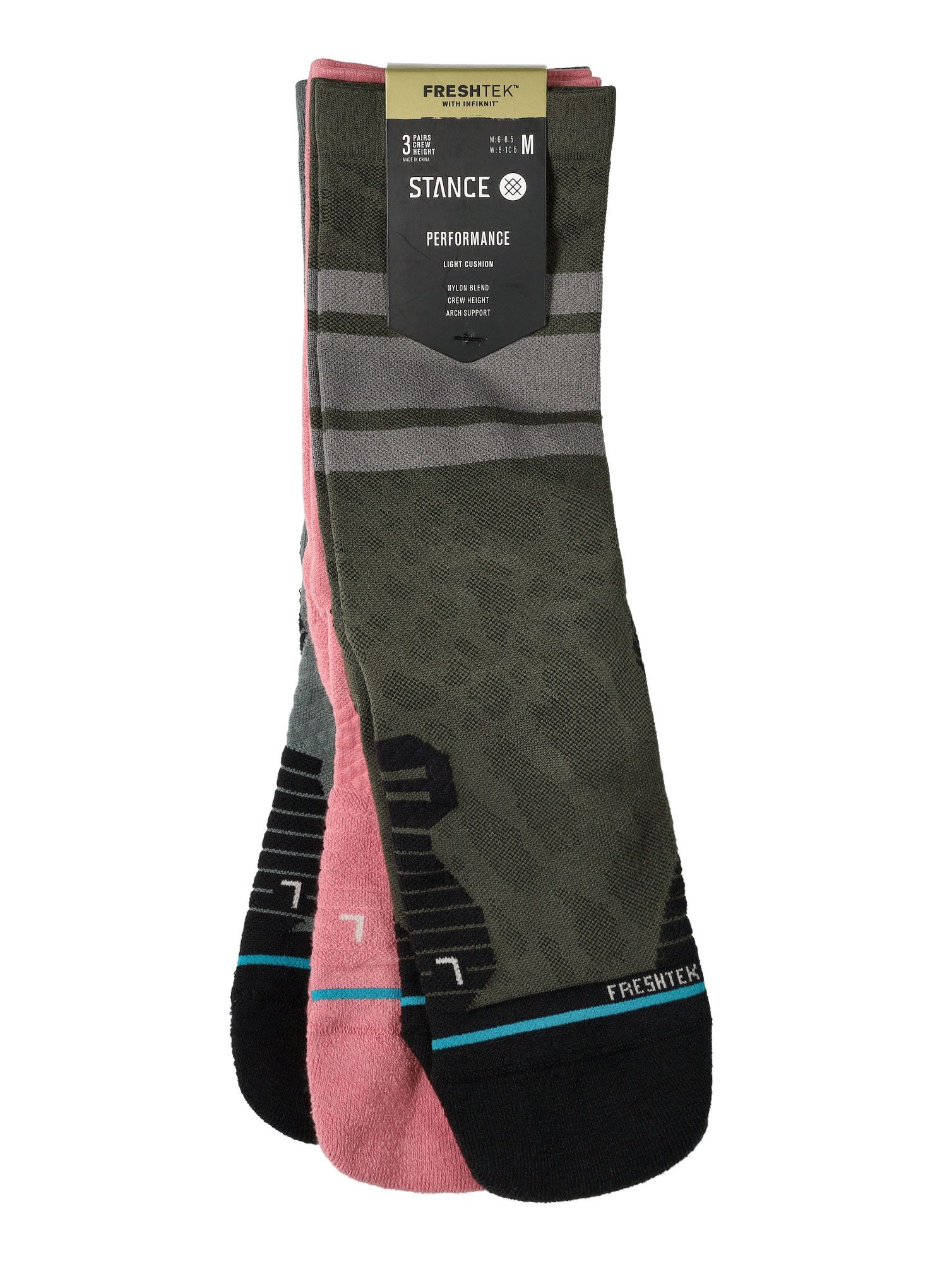 Čarape za trčanje Stance Dimensions 3 Pack - multi