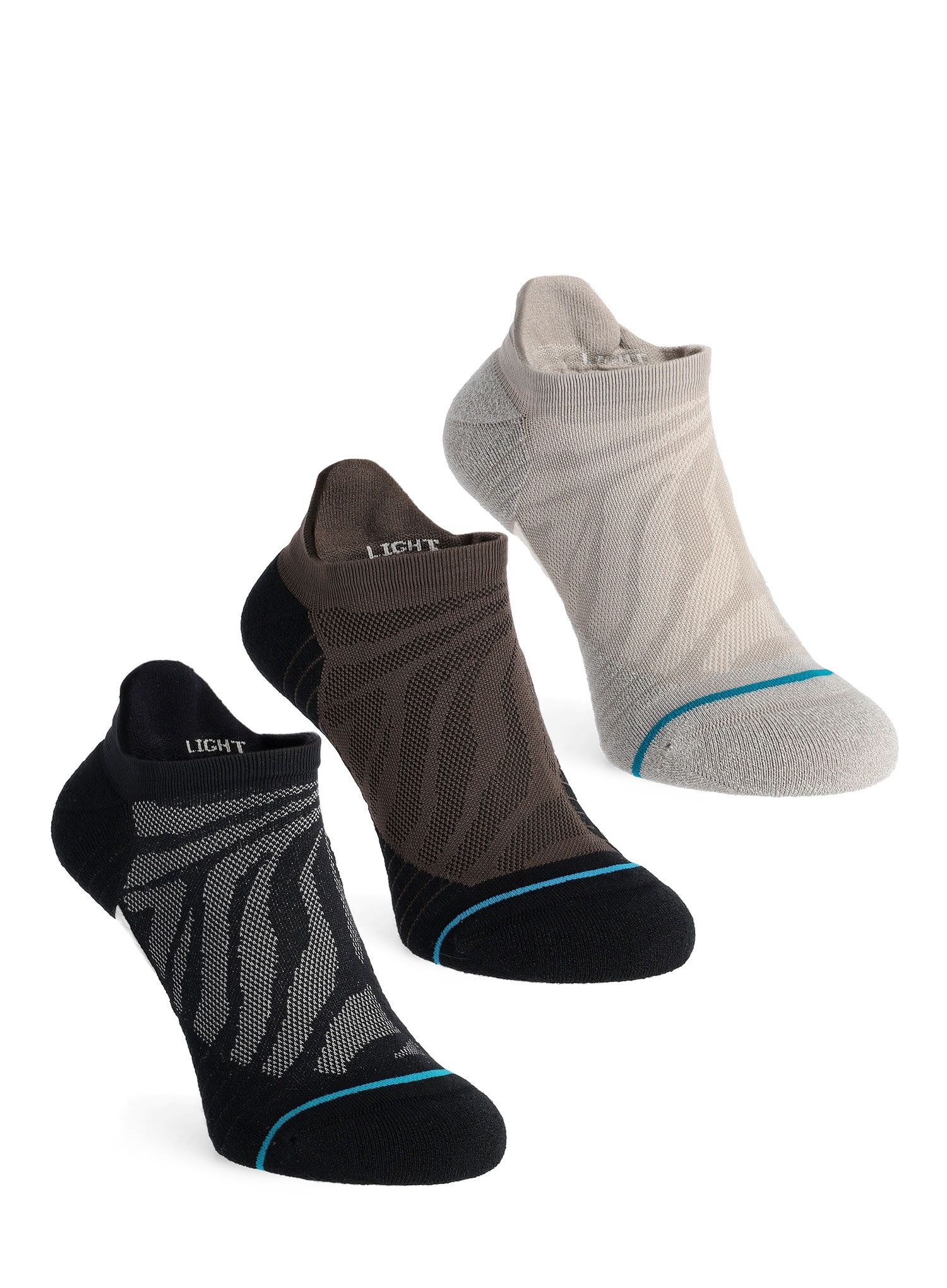 Ženske čarape za trčanje Stance Exotic 3 Pack - black