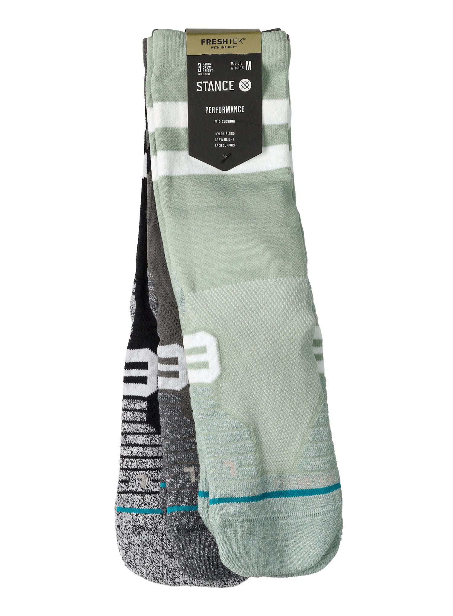 Čarape za trčanje Stance Franchise Crew 3 Pack - multi