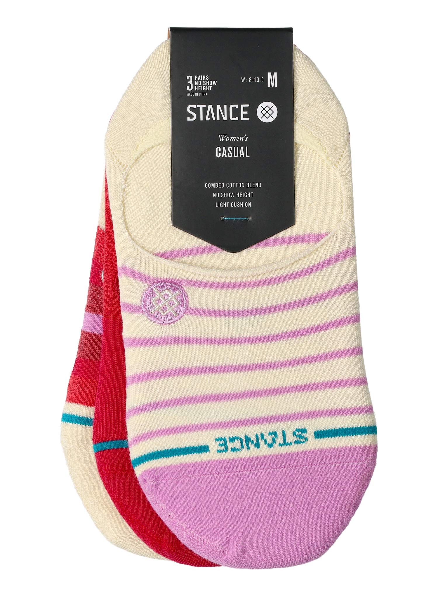 Ženske čarape Stance Fulfilled 3 Pack - pink