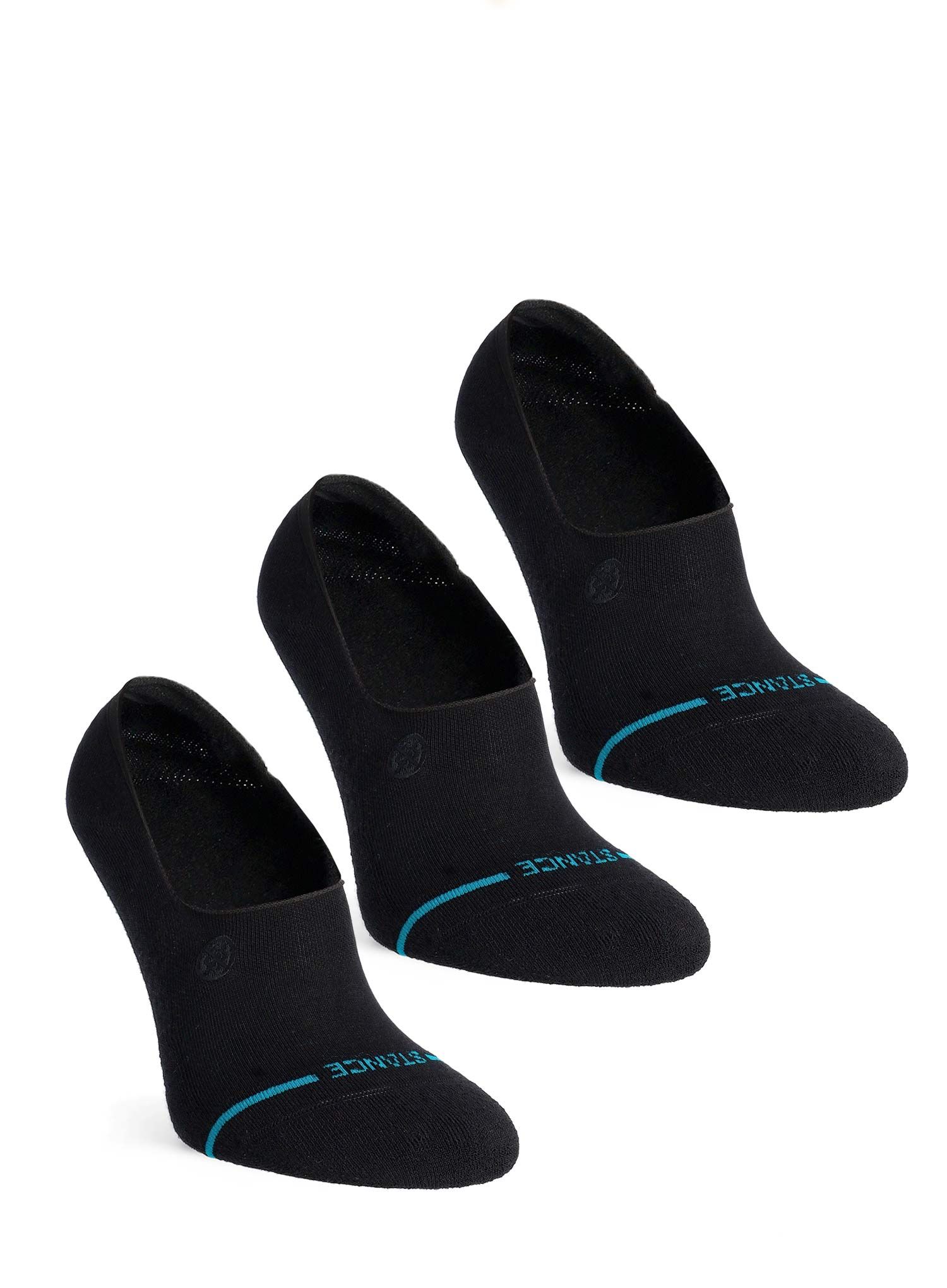 Planinarske čarape Stance Icon No Show 3 Pack - black