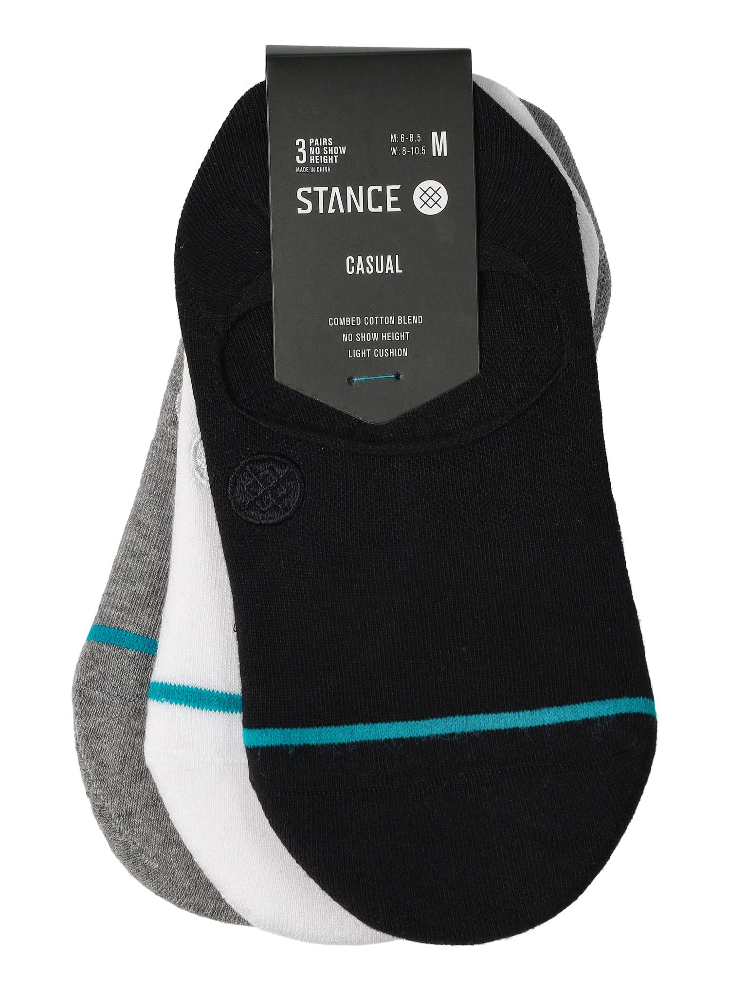 Čarape Stance Icon No Show 3 Pack - multi