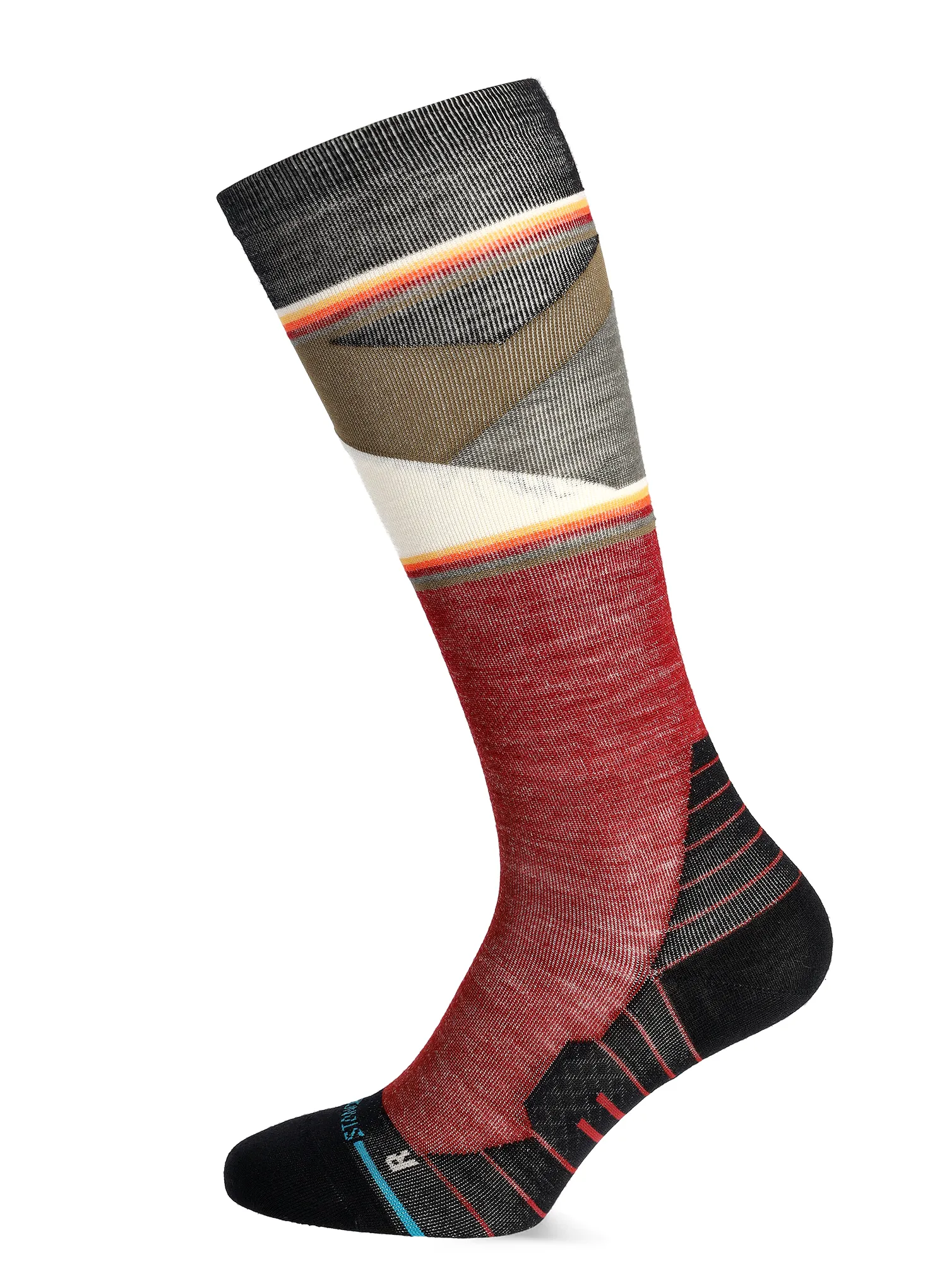 Skijaške čarape Stance Jimmy Chin UL Wool Snow - red
