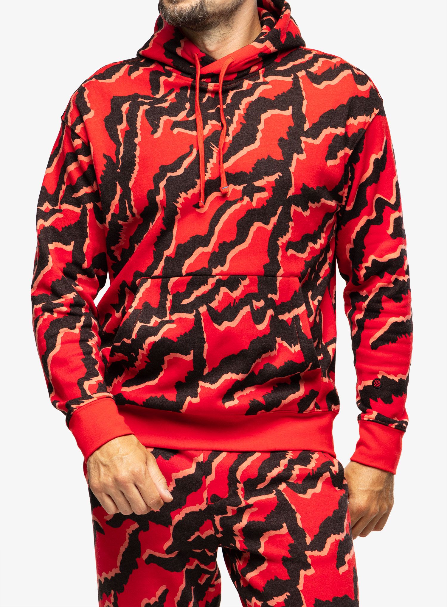 Majica s kapuljačom Stance Mercury Hoodie - red