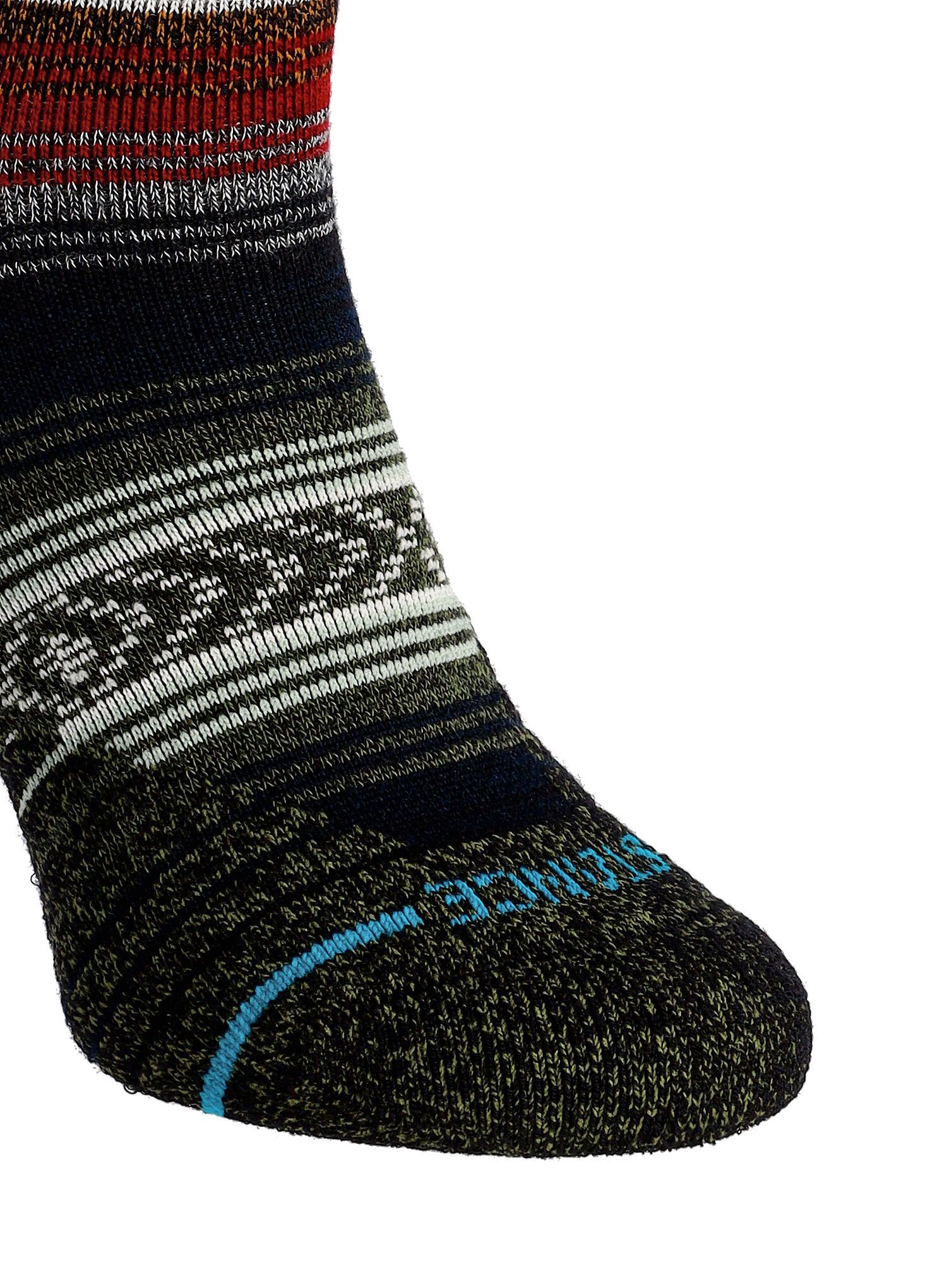 Čarape Stance Mid Wool Crew - black/red