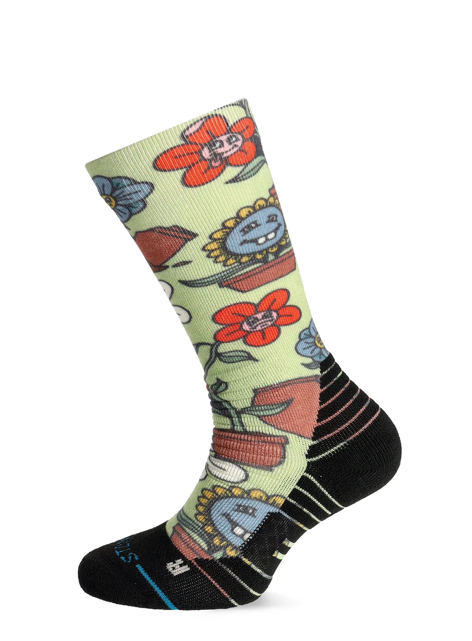 Dječje čarape Stance Planted Kids Poly Snow - green