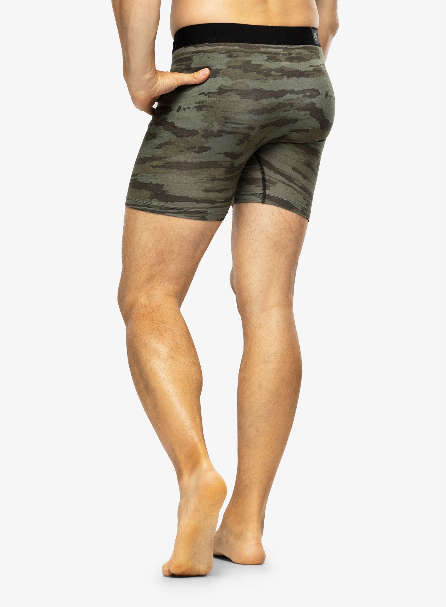 Termoaktivne bokserice Stance Ramp Camo Boxer Brief - armygreen