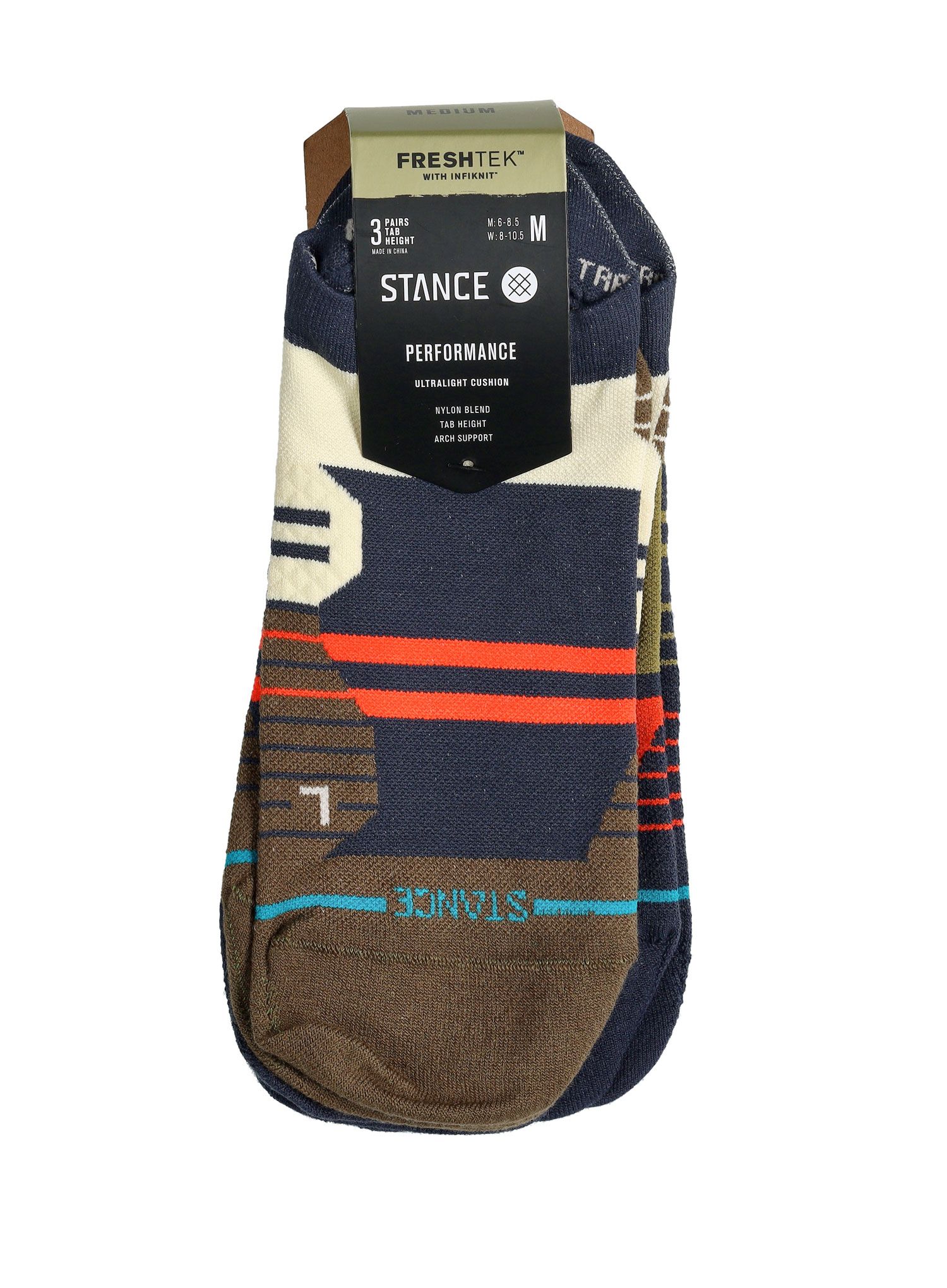 Čarape za trčanje Stance Route UL Tab 3-Pack - navy