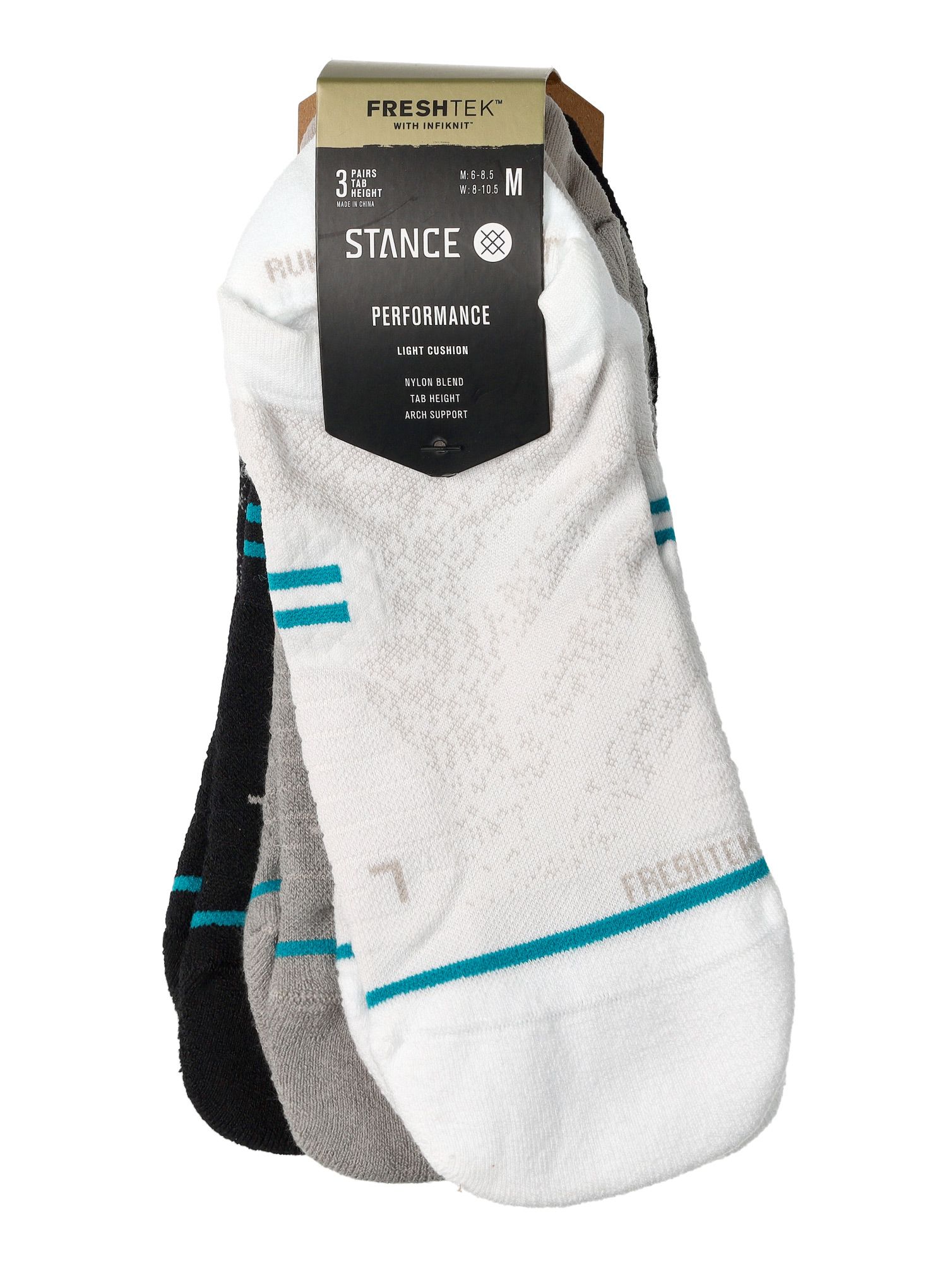 Čarape za trčanje Stance Run Light Tab 3 Pack - multi