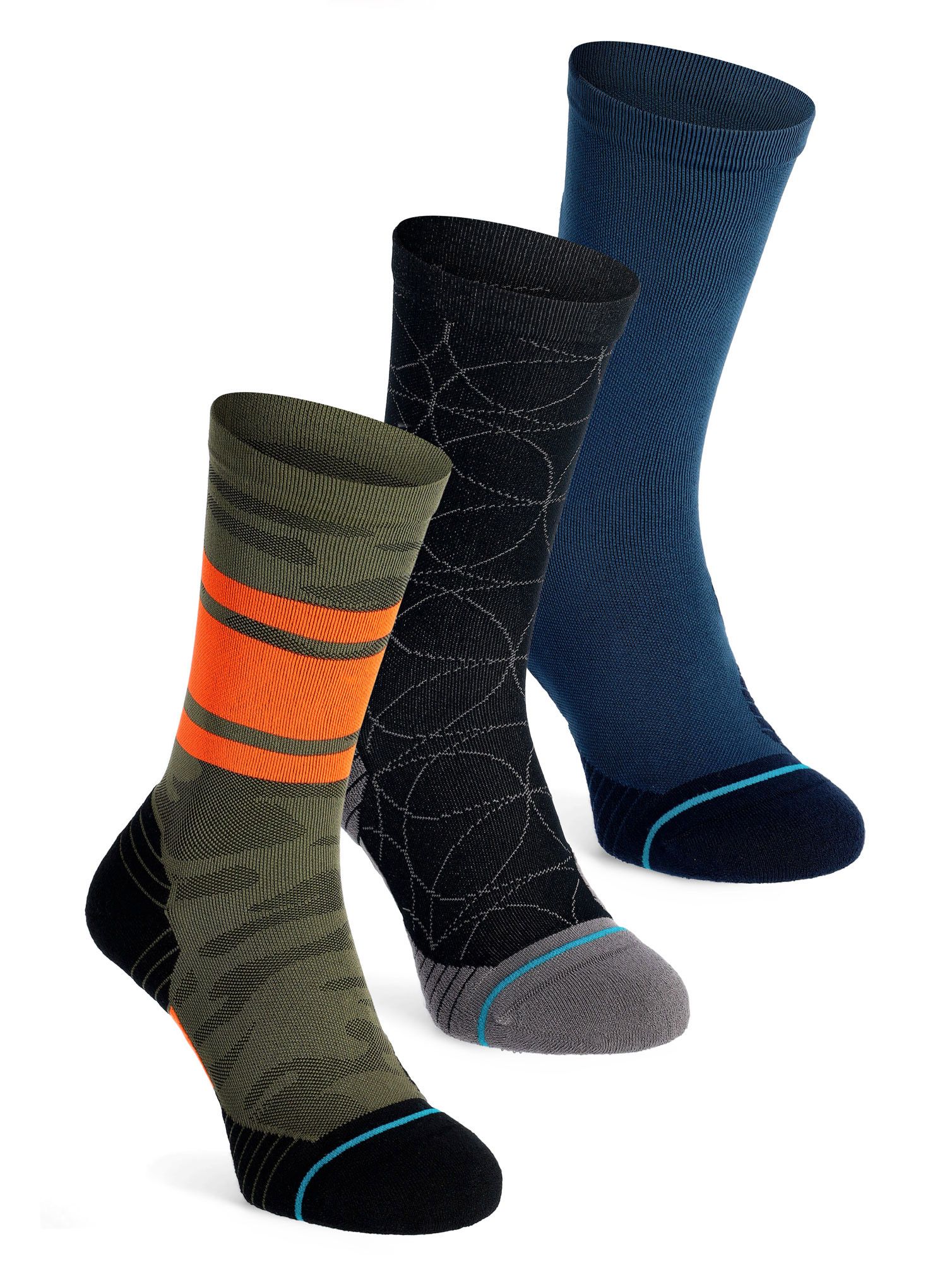 Čarape za trčanje Stance Sargent 3 Pack - multi