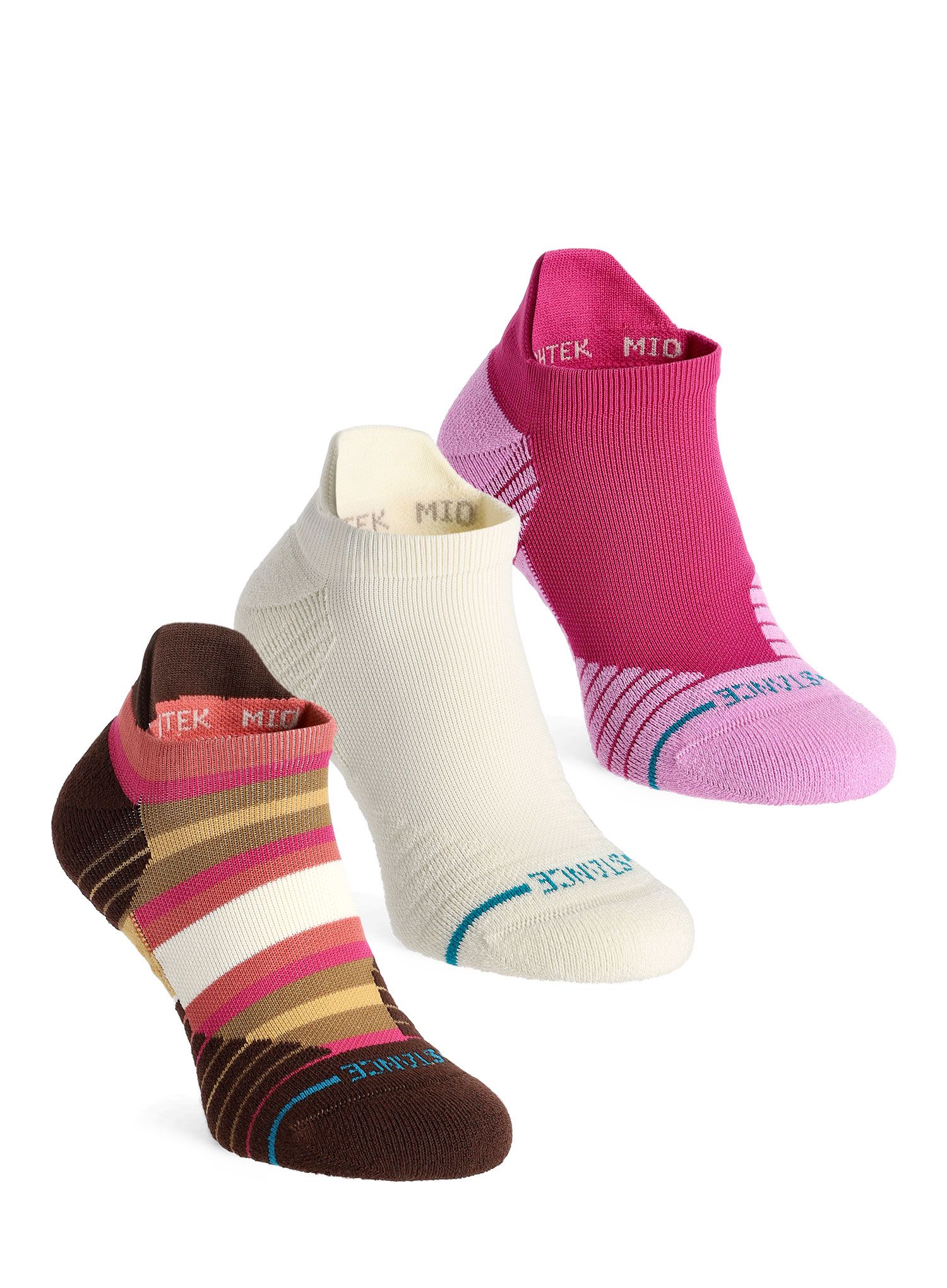 Čarape Stance Steady Flow 3 Pack - magenta