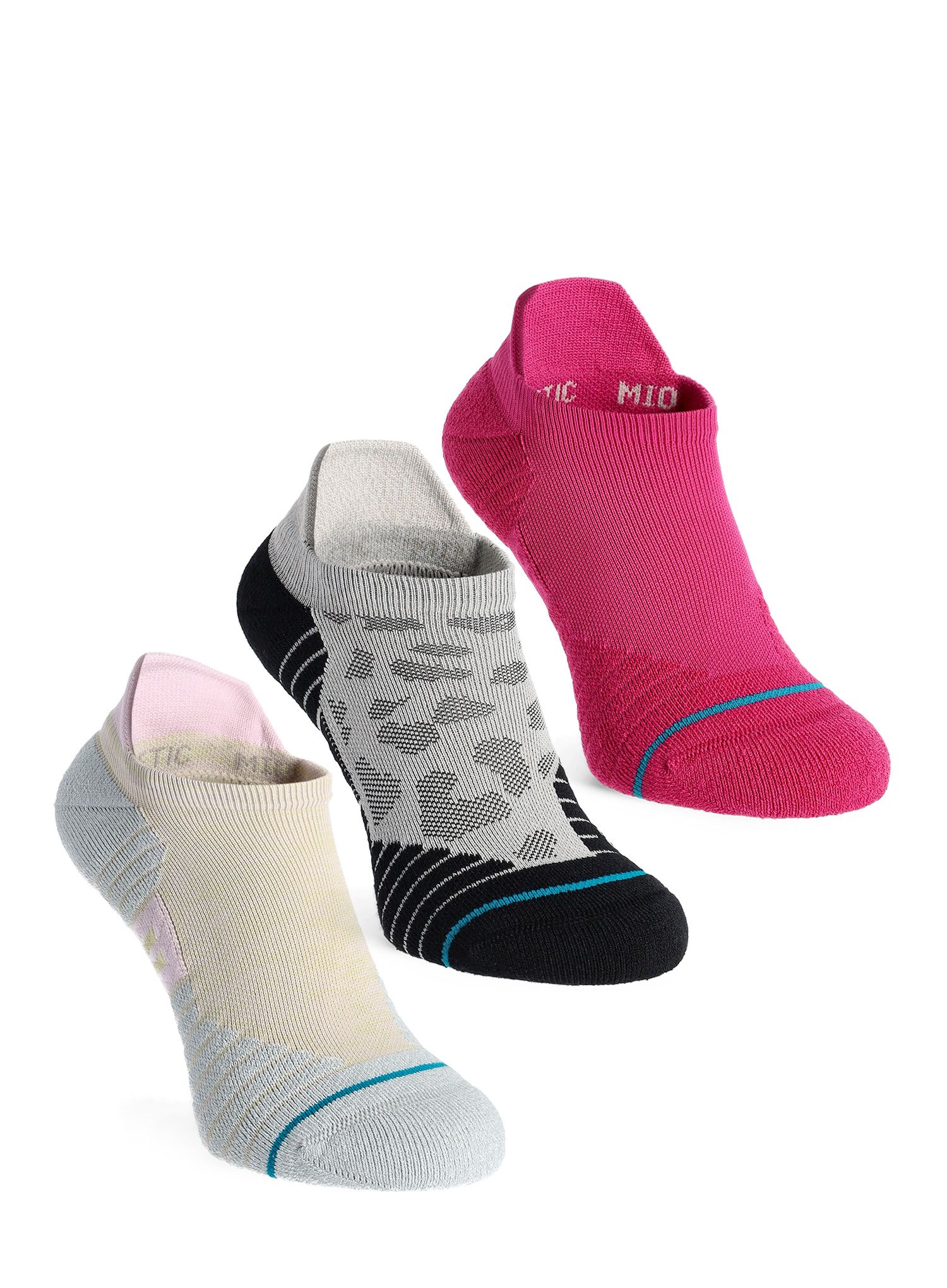Ženske čarape Stance Way To Go 3 Pack - magenta