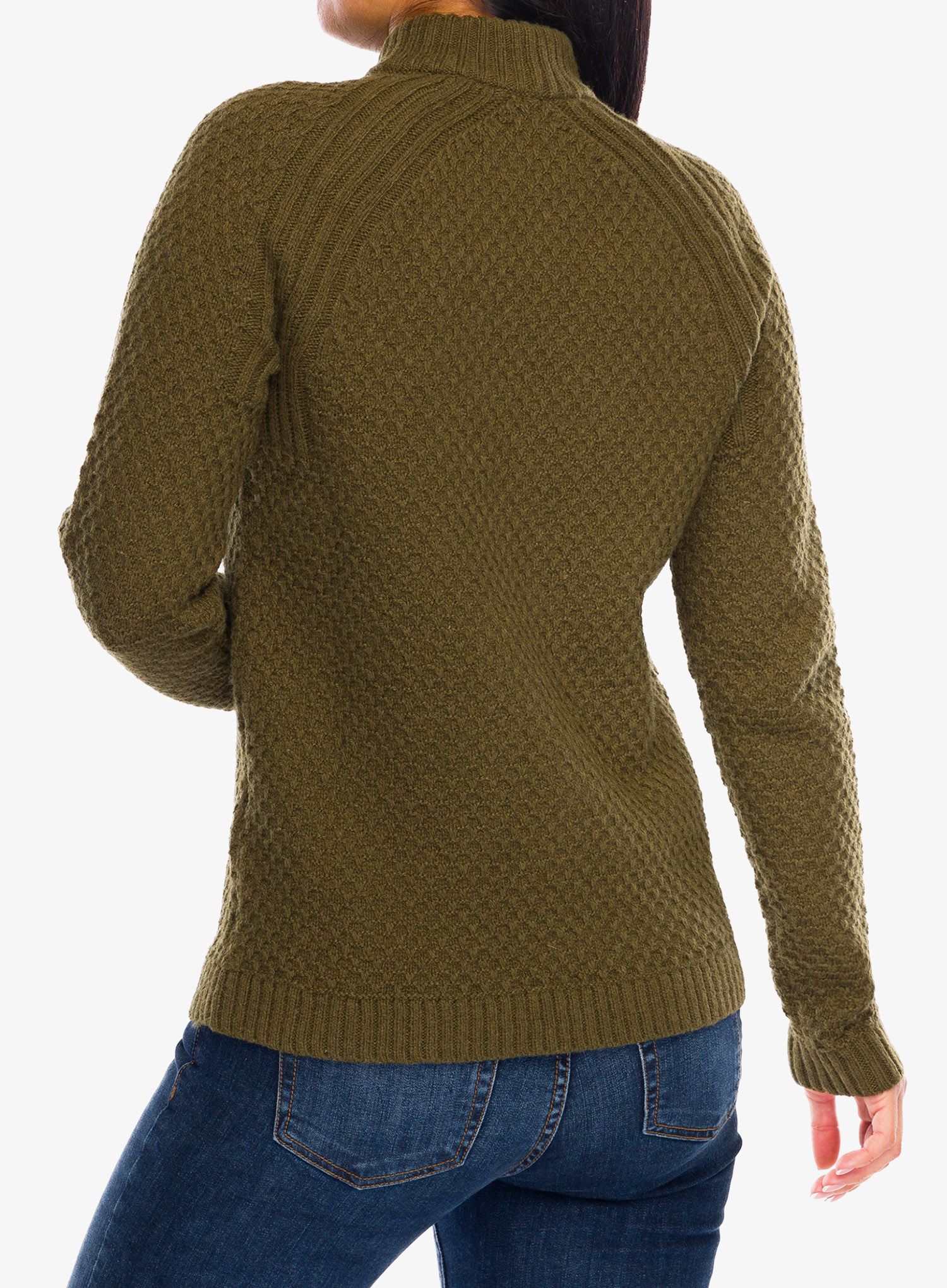 Ženski džemper Royal Robbins Westlands Mock Neck - dark olive