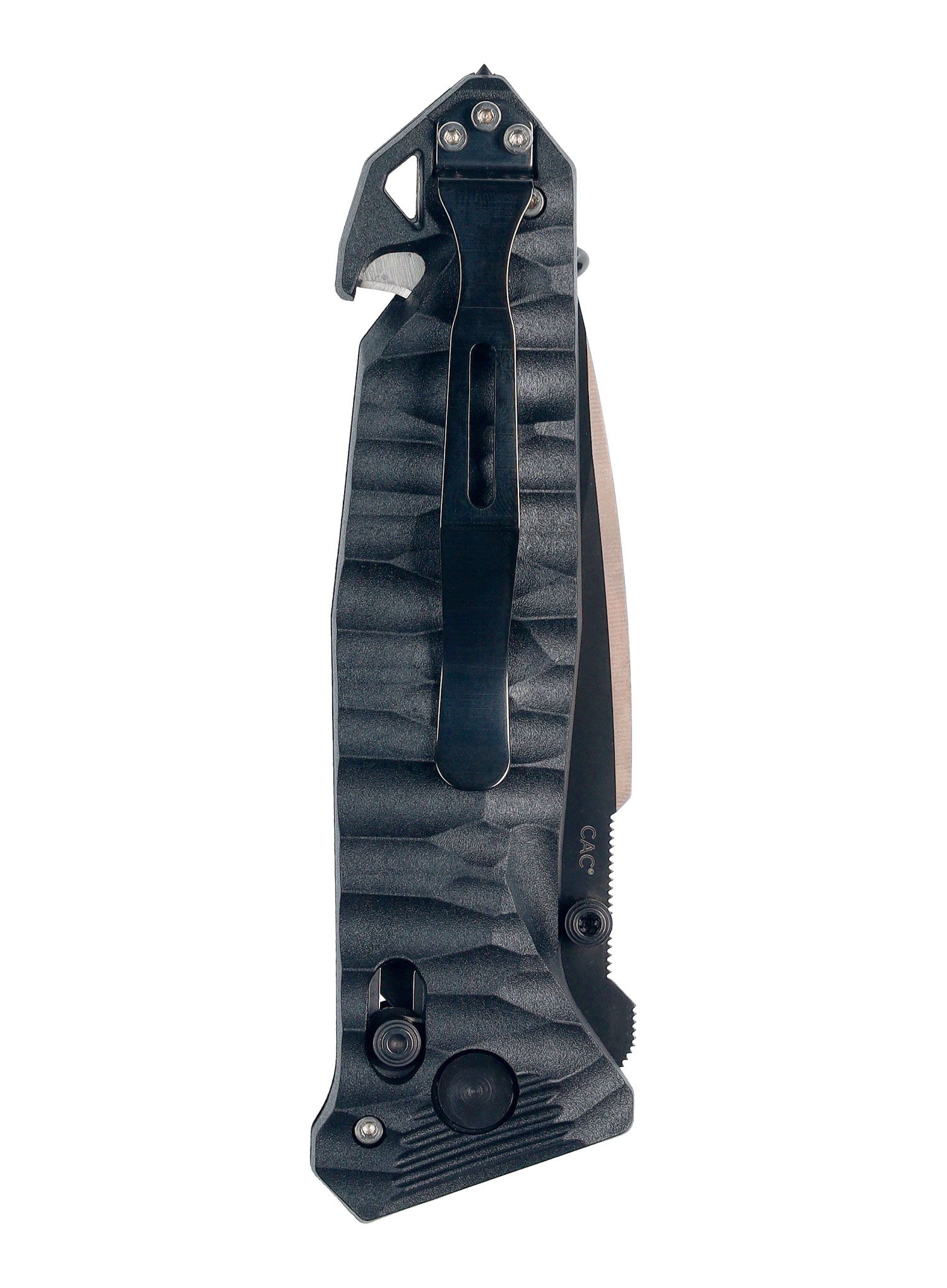 Putni nož TB Outdoor CAC Serration Manche Toxifie - black