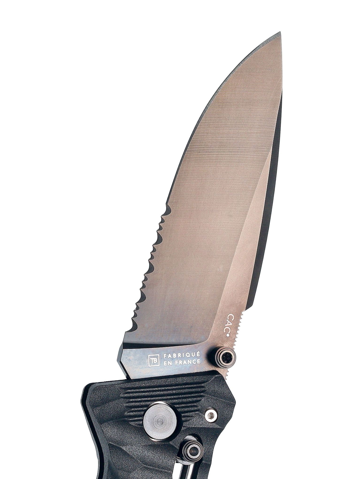 Putni nož TB Outdoor CAC Serration Manche Toxifie - black