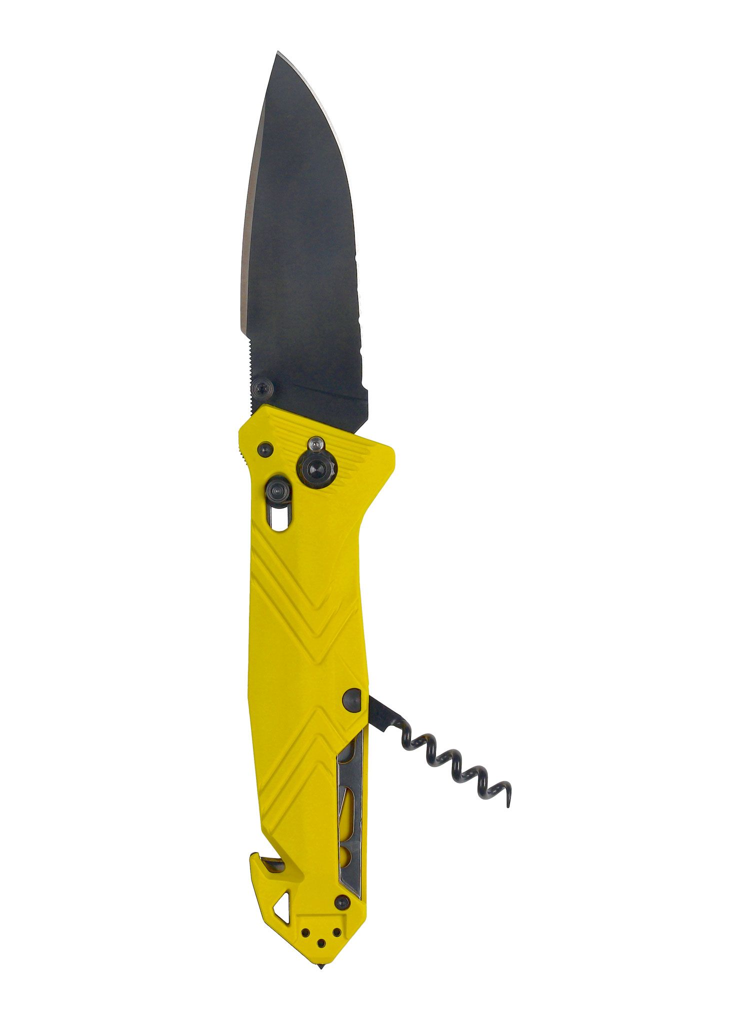 Sklopivi putni nož TB Outdoor CAC Serration - yellow