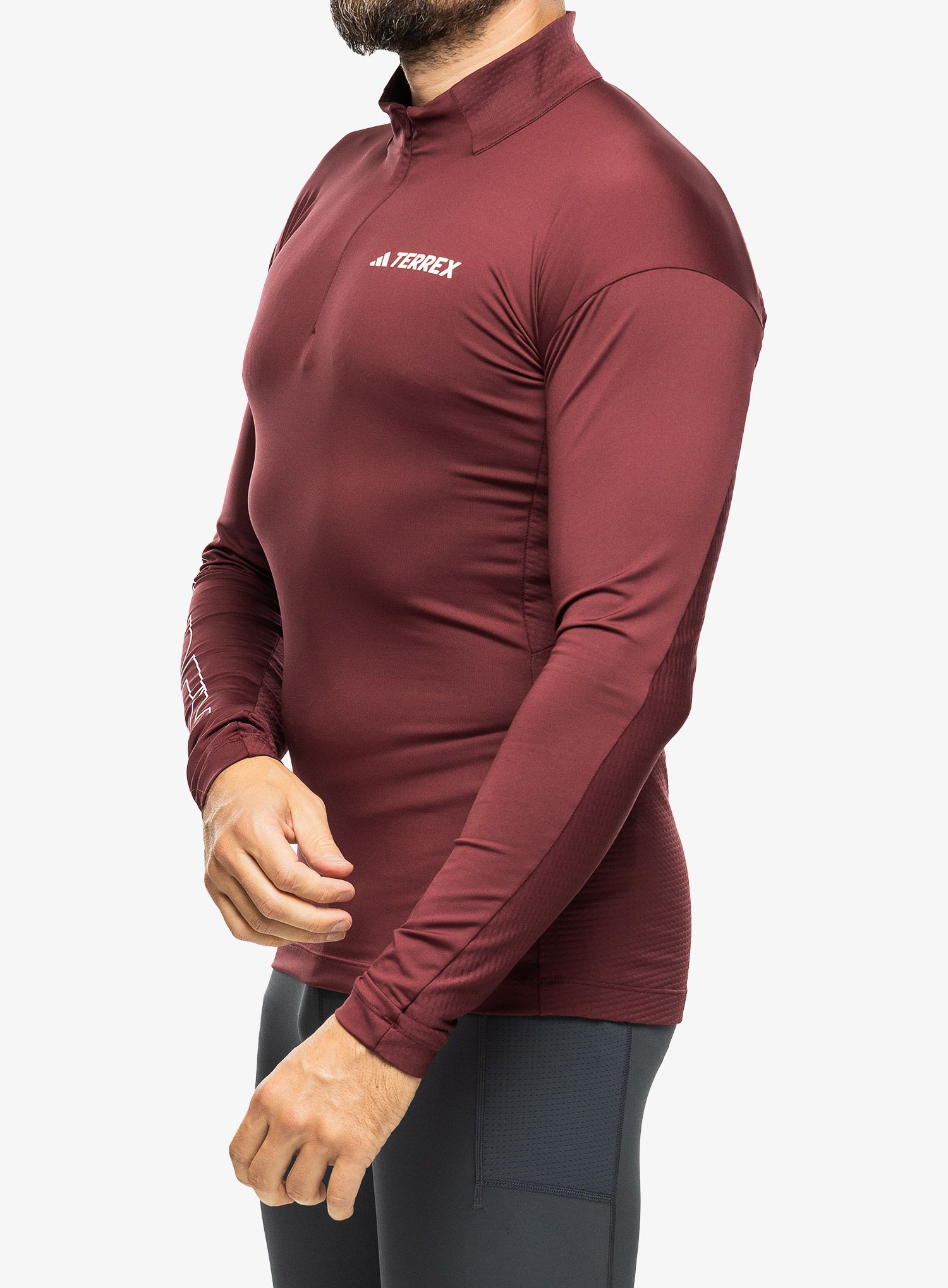 Dukserica adidas TERREX Xperior Longsleeve - shadow red