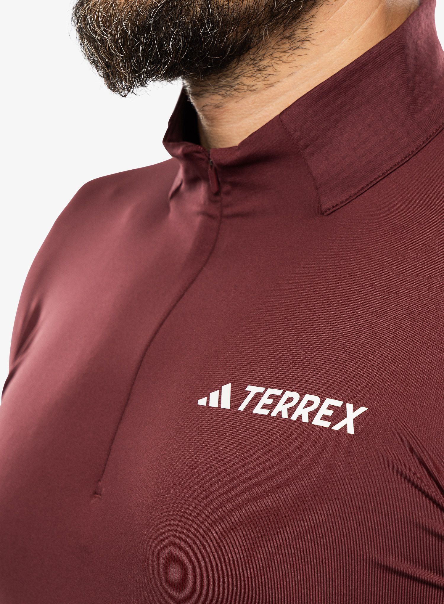 Dukserica adidas TERREX Xperior Longsleeve - shadow red