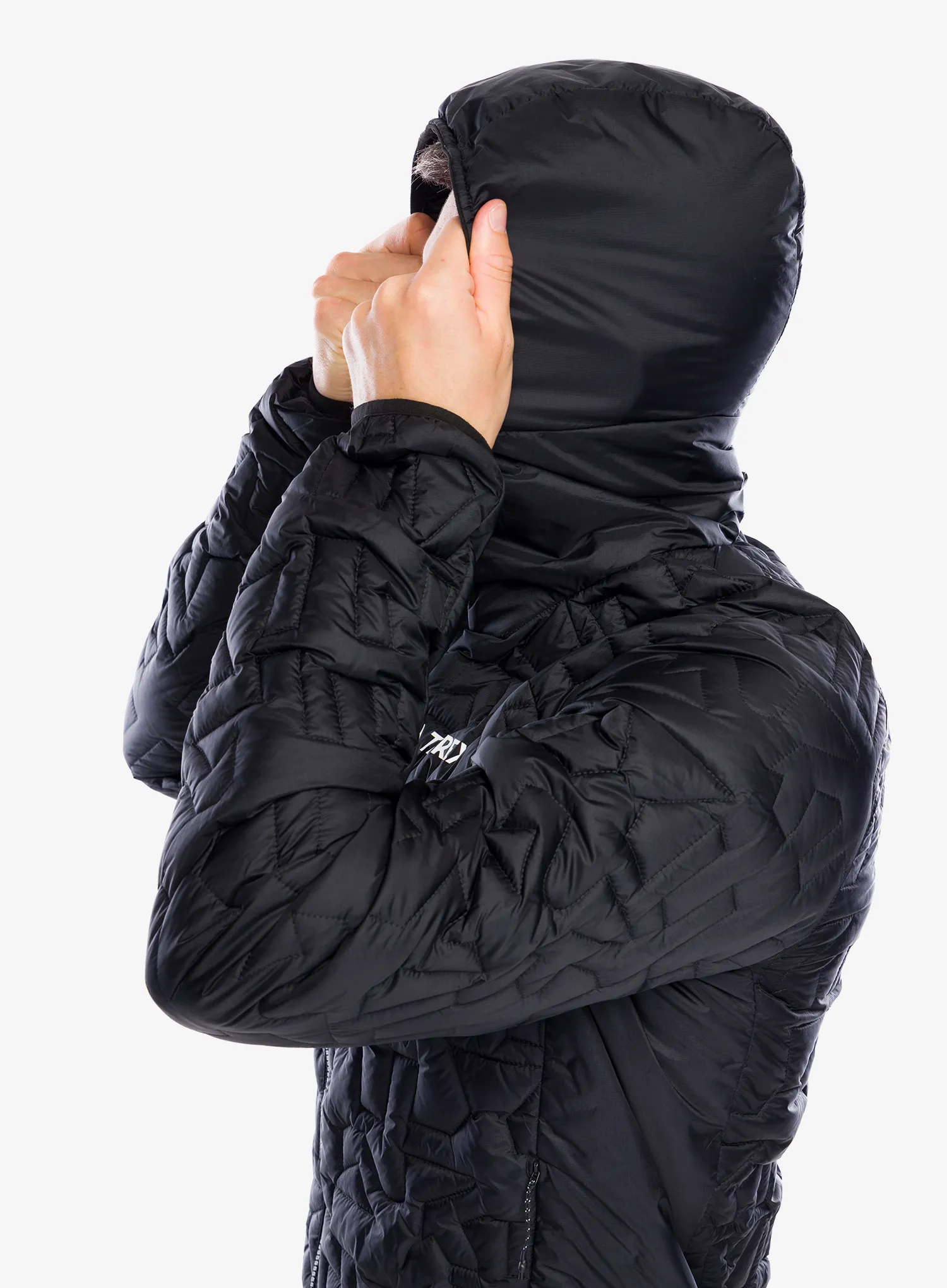 Jakna s postavom adidas TERREX Xperior PrimaLoft Loose Fill Insulated Hooded Jkt - black