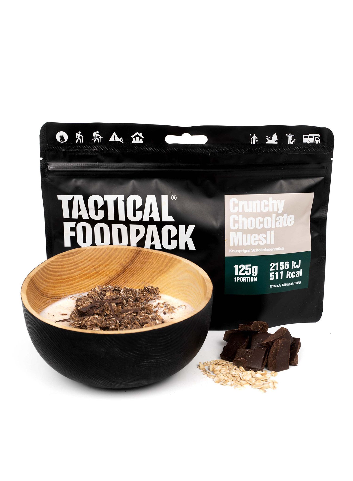 Liofilizat Tactical Foodpack Crunchy Chocolate Muesli 275 g