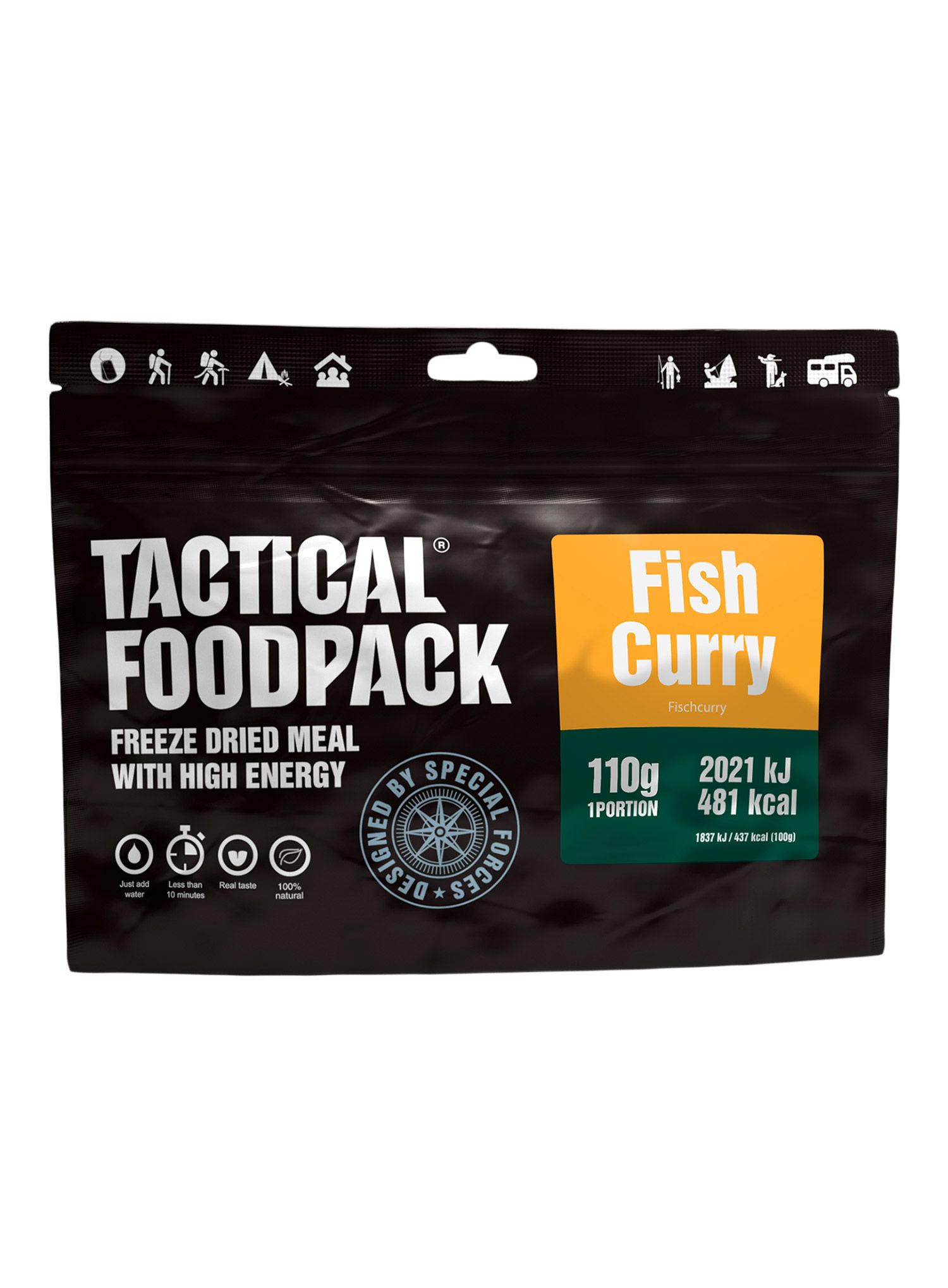 Liofilizat Tactical Foodpack Fish Curry and Rice 410 g