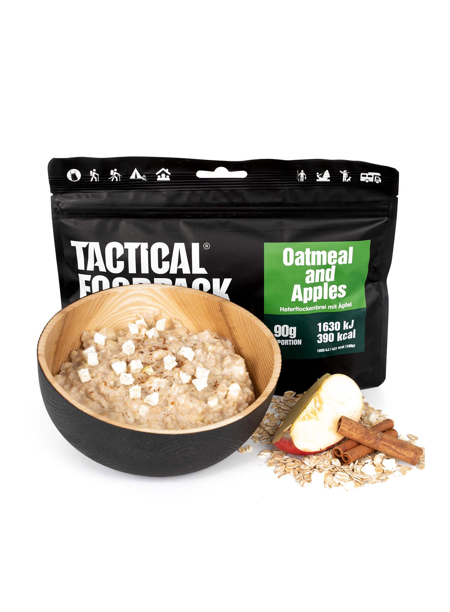 Liofilizat Tactical Foodpack Oatmeal and Apples 340 g