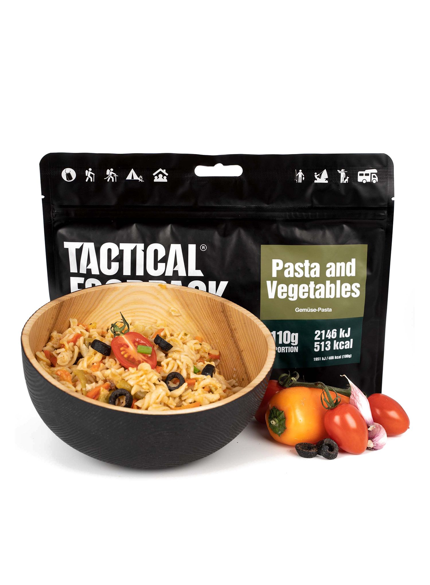 Liofilizat Tactical Foodpack Pasta and Vegetables 410 g