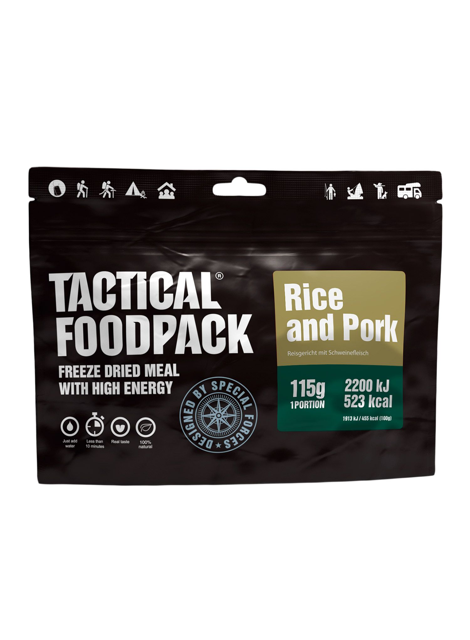 Liofilizat Tactical Foodpack Rice and Pork 415 g