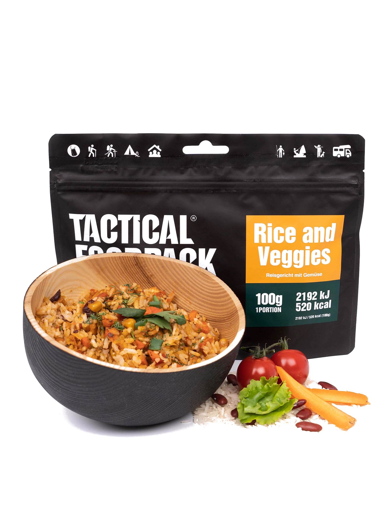 Liofilizat Tactical Foodpack Rice and Veggies 400 g