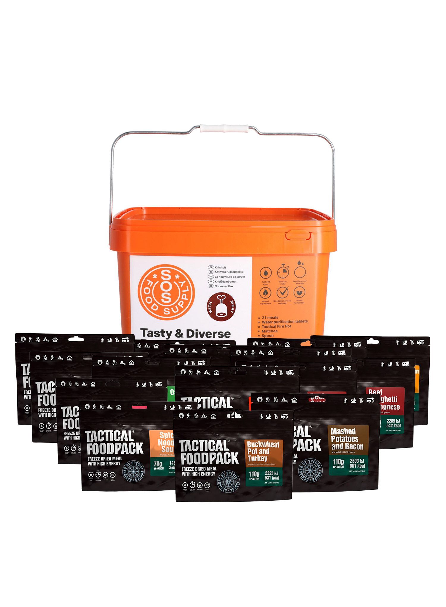 Set Tactical FoodPack SOS with Meat