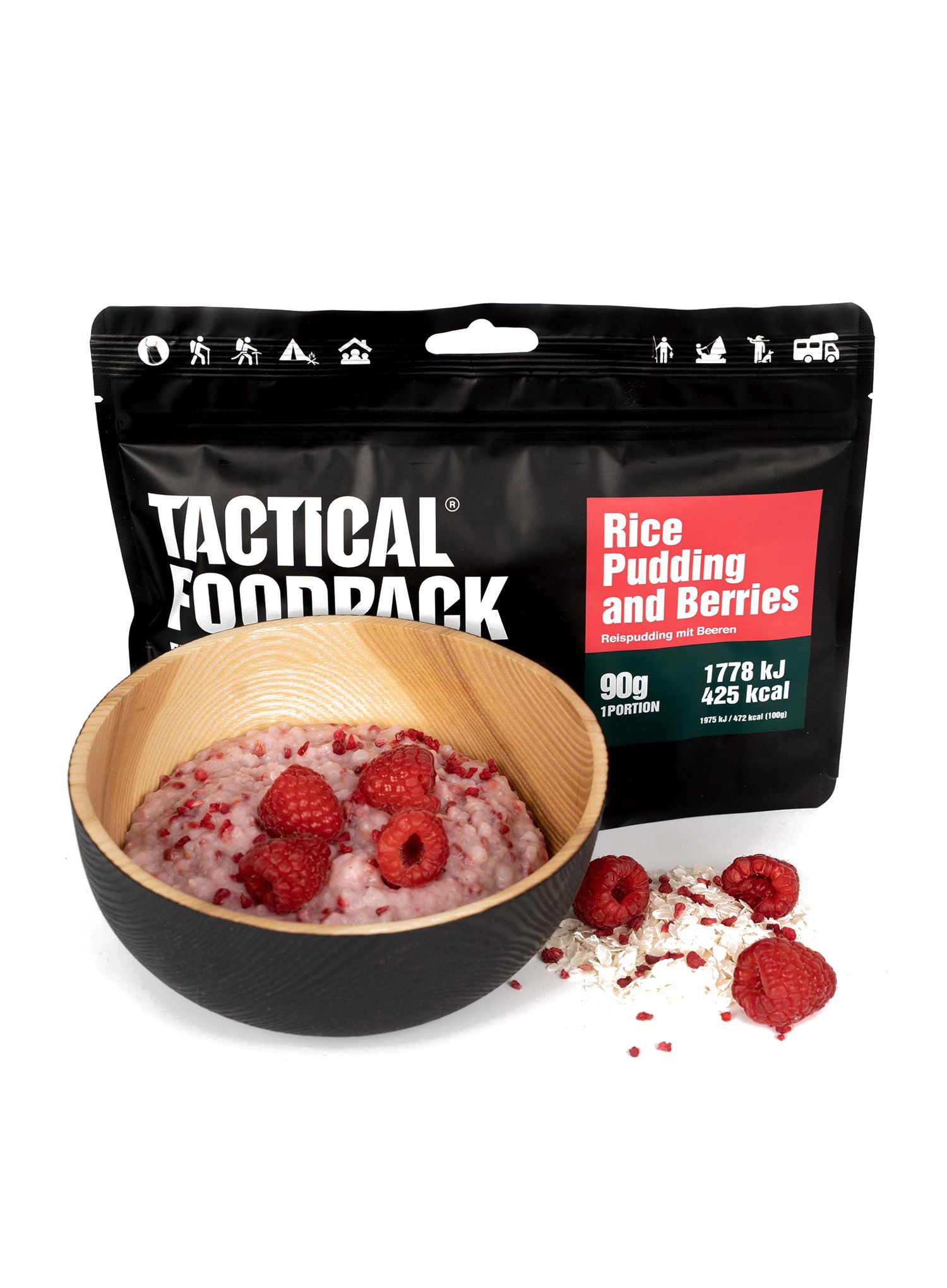 Liofilizat Tactical Foodpack Rice Pudding and Berries 390 g