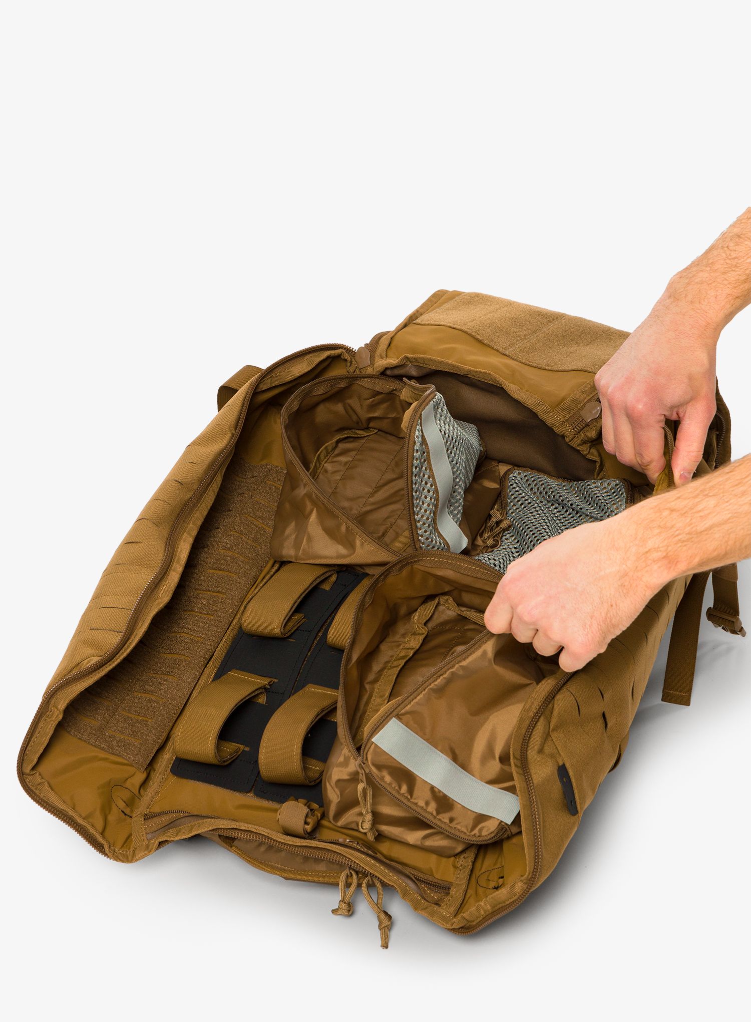Taktički ruksak Tasmanian Tiger Modular Pack 45 Plus - coyote brown