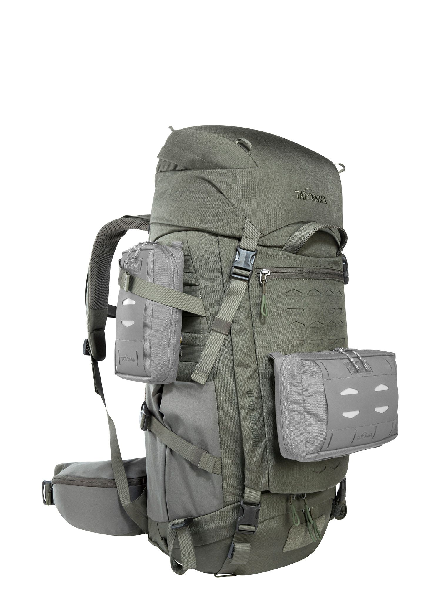 Trekking ruksak Tatonka Pyrox 45+10 Bc - stone grey olive