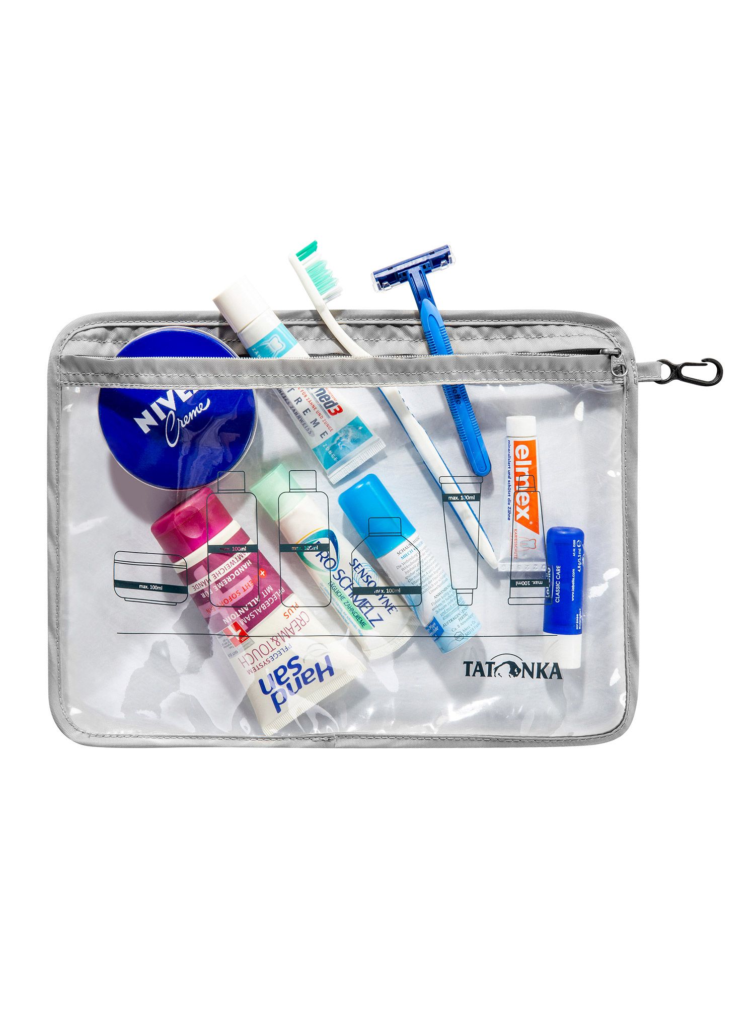 Putni organizer Tatonka Zip Flight Bag A4 - grey
