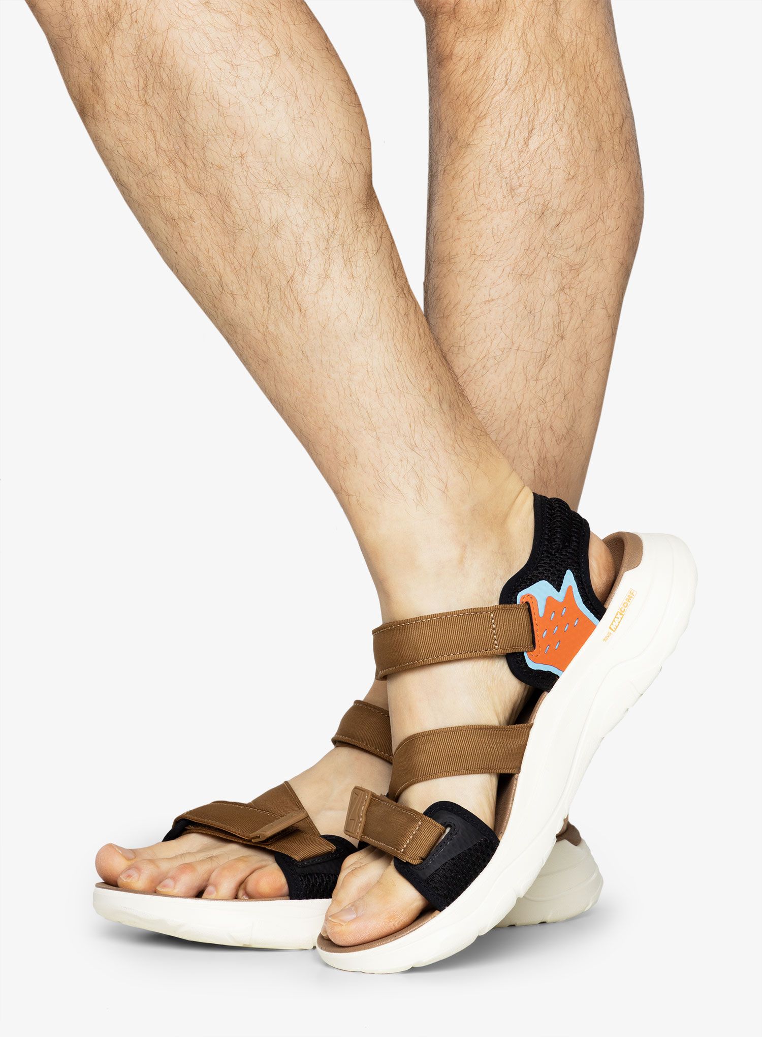 Muške sandale Teva Zymic - honey brown/black