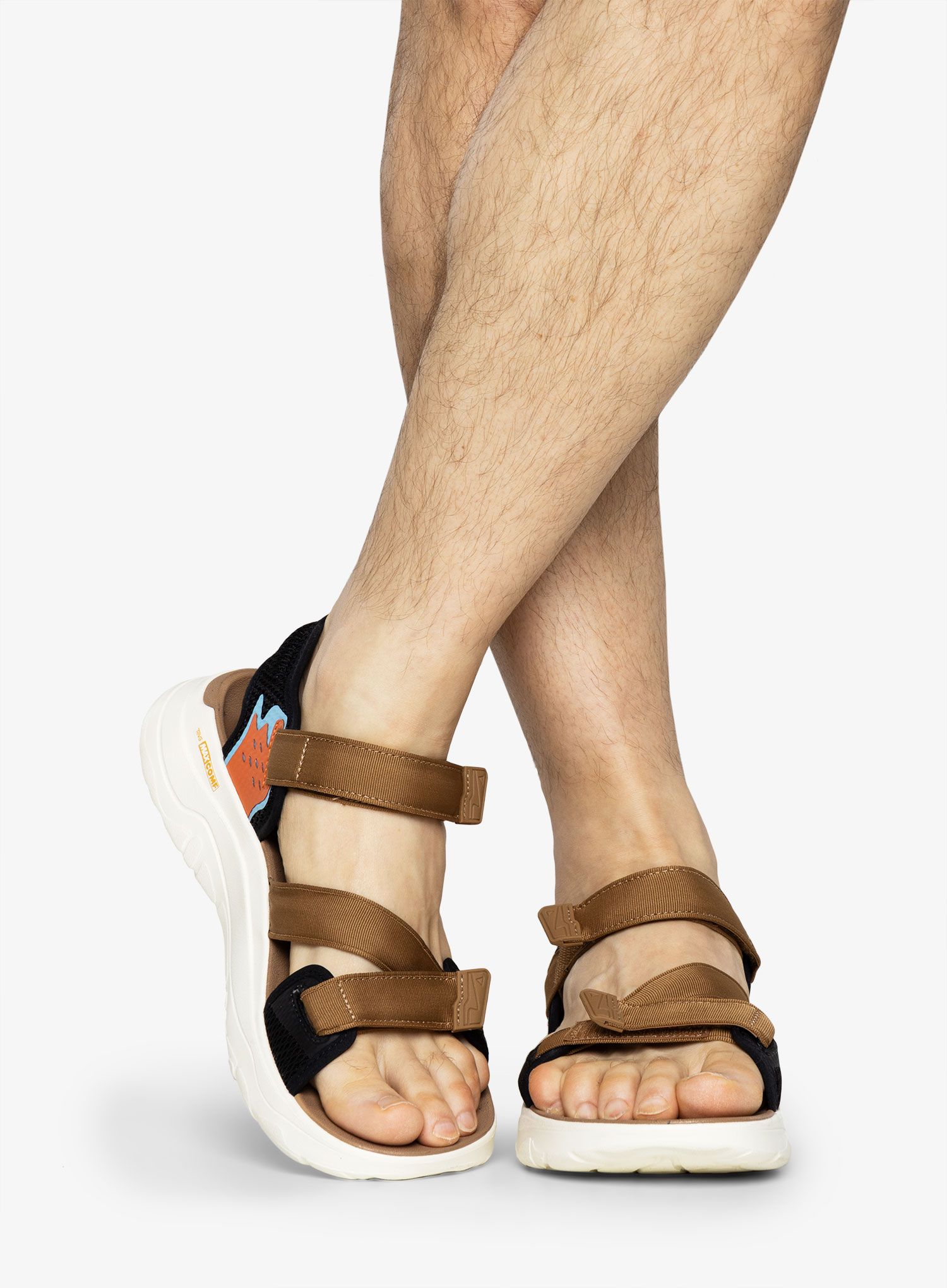 Muške sandale Teva Zymic - honey brown/black