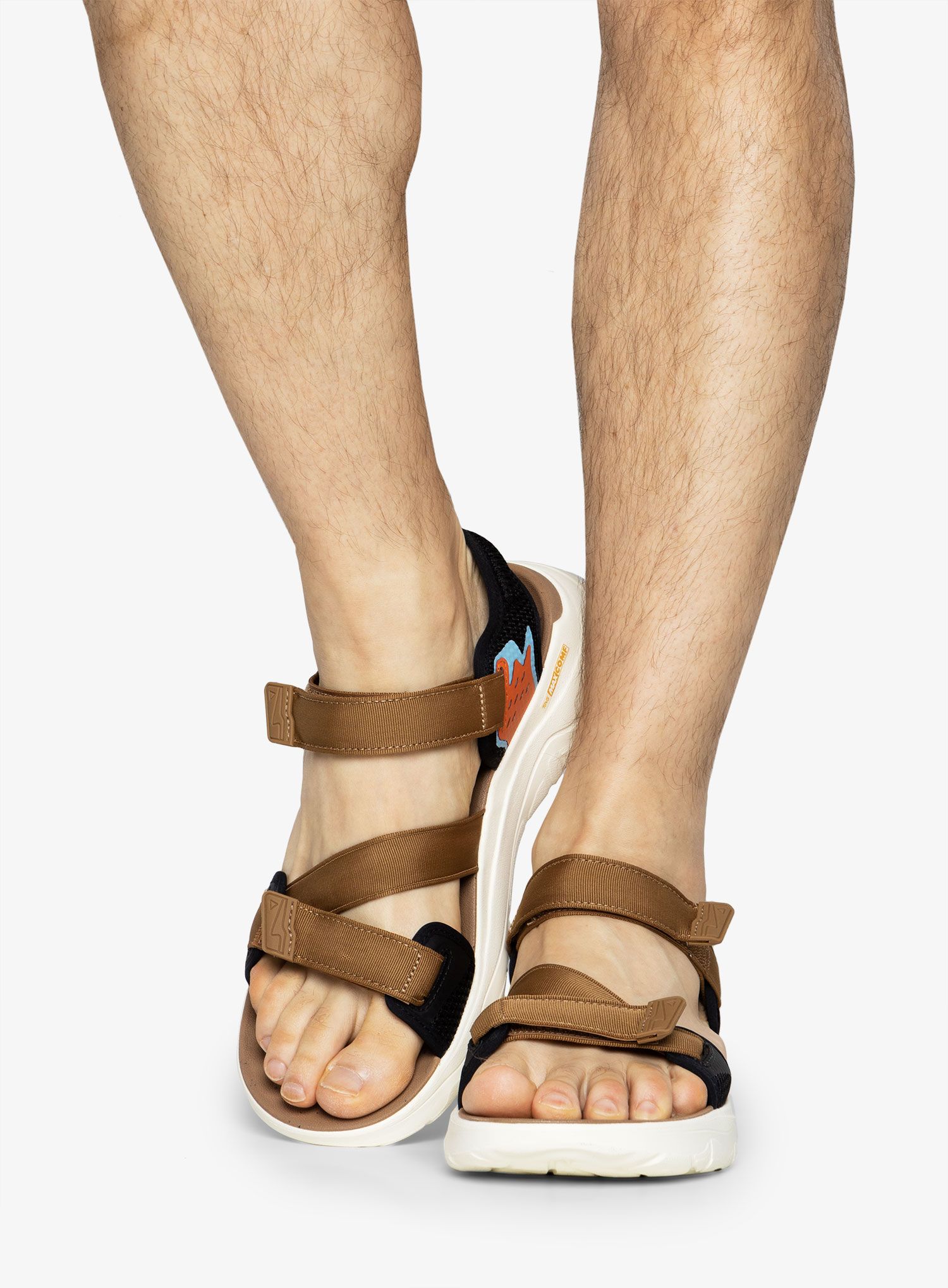 Muške sandale Teva Zymic - honey brown/black