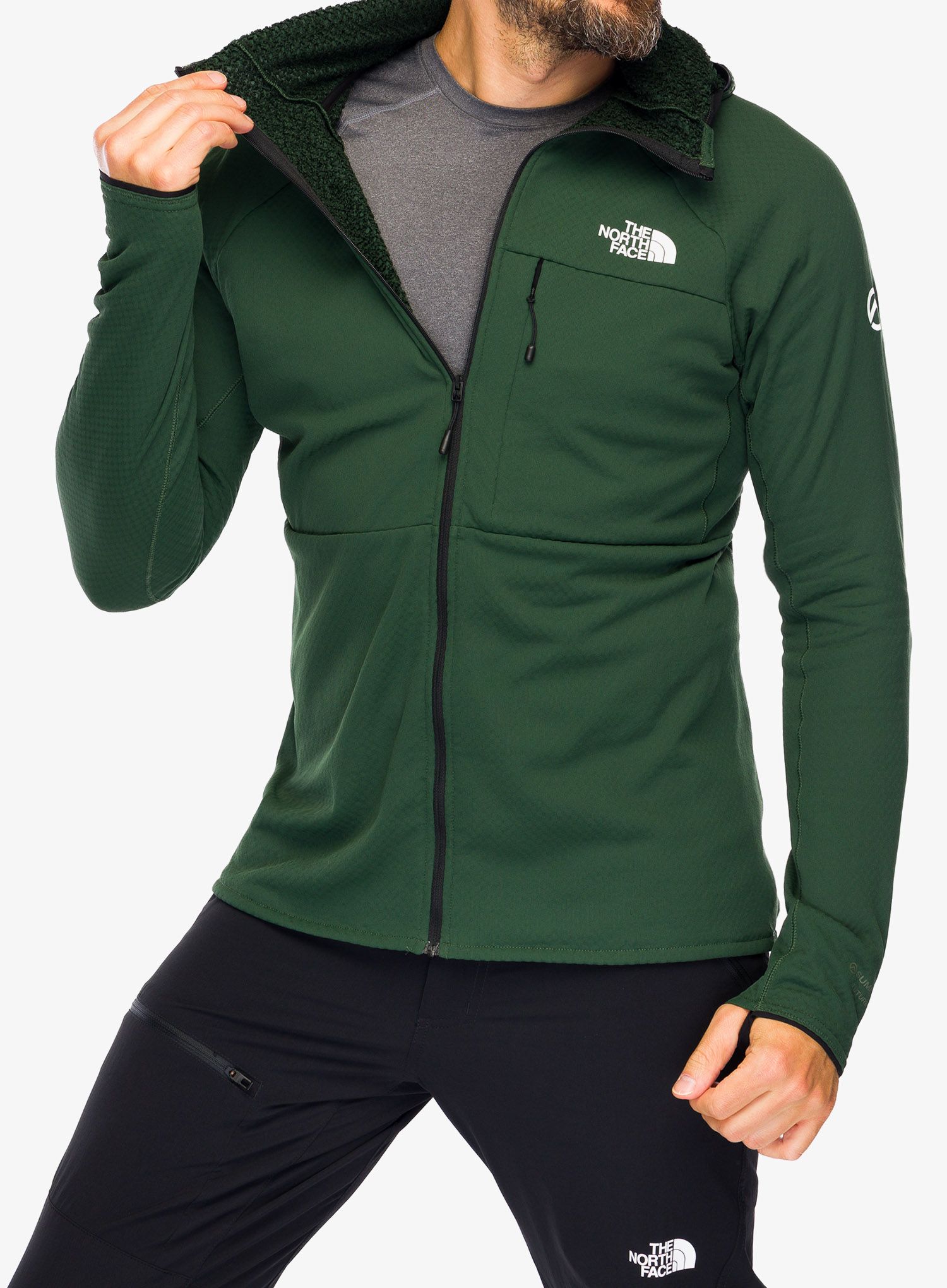 Trekking dukserica The North Face Summit FutureFleece FZ Hoodie - pine needle