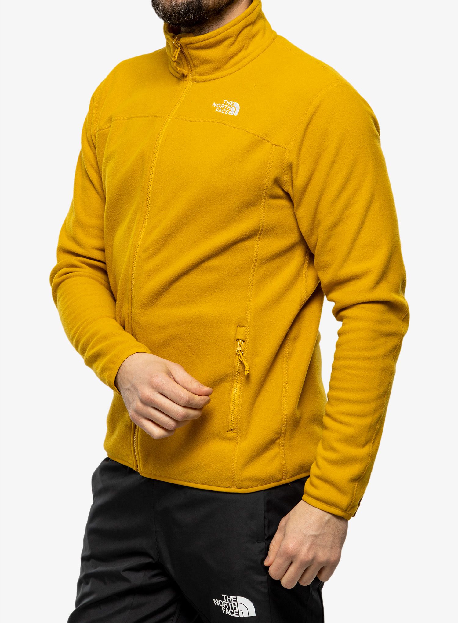 Dukserica The North Face 100 Glacier Full Zip - yellow