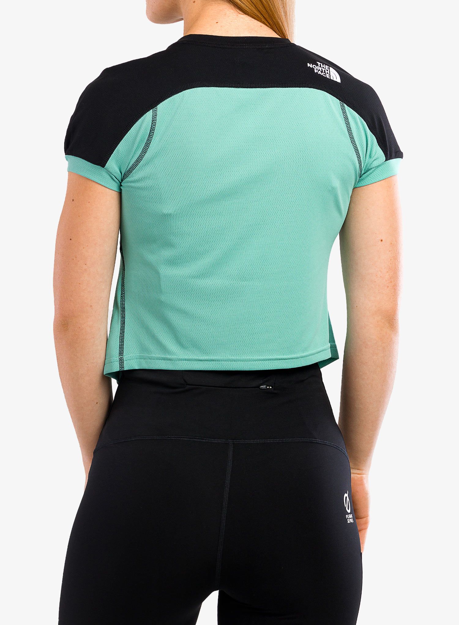 Ženska brzosušeća majica The North Face Ao Circular Tee - wasabi/tnf black