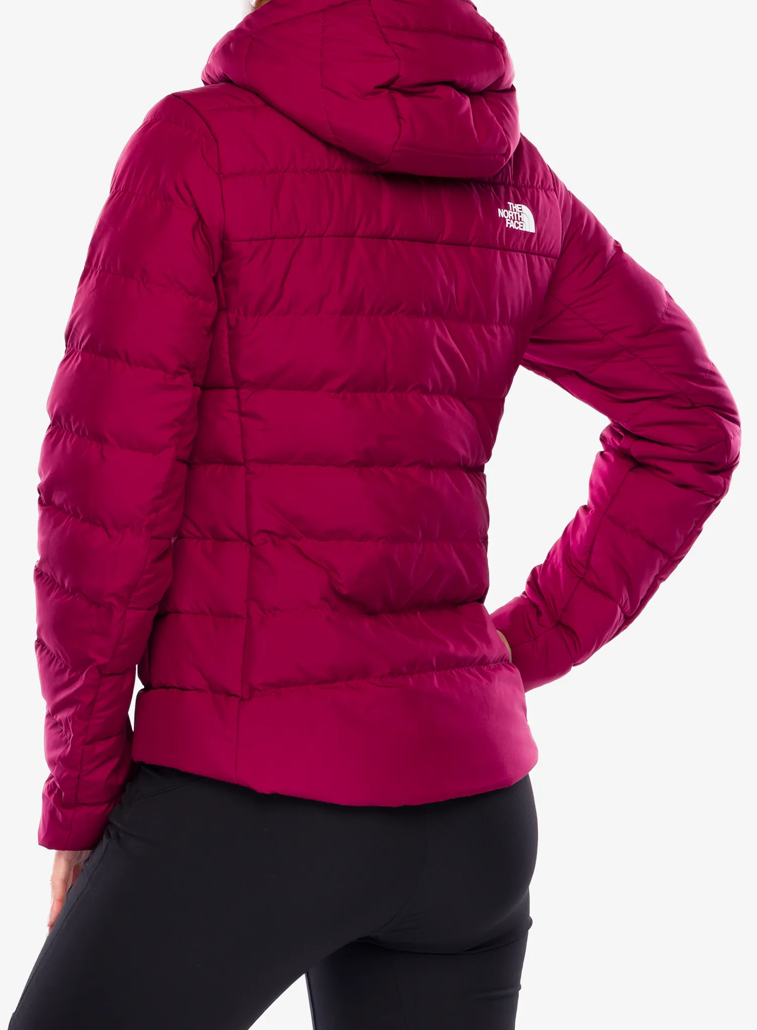 Ženska perjana jakna The North Face Aconcagua 3 Hoodie - beetroot
