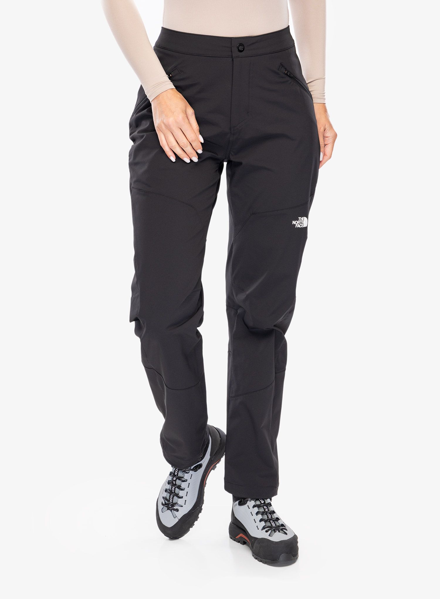 Ženske hlače The North Face Alpine Ridge Regular Straight Pant - tnf black/tnf black