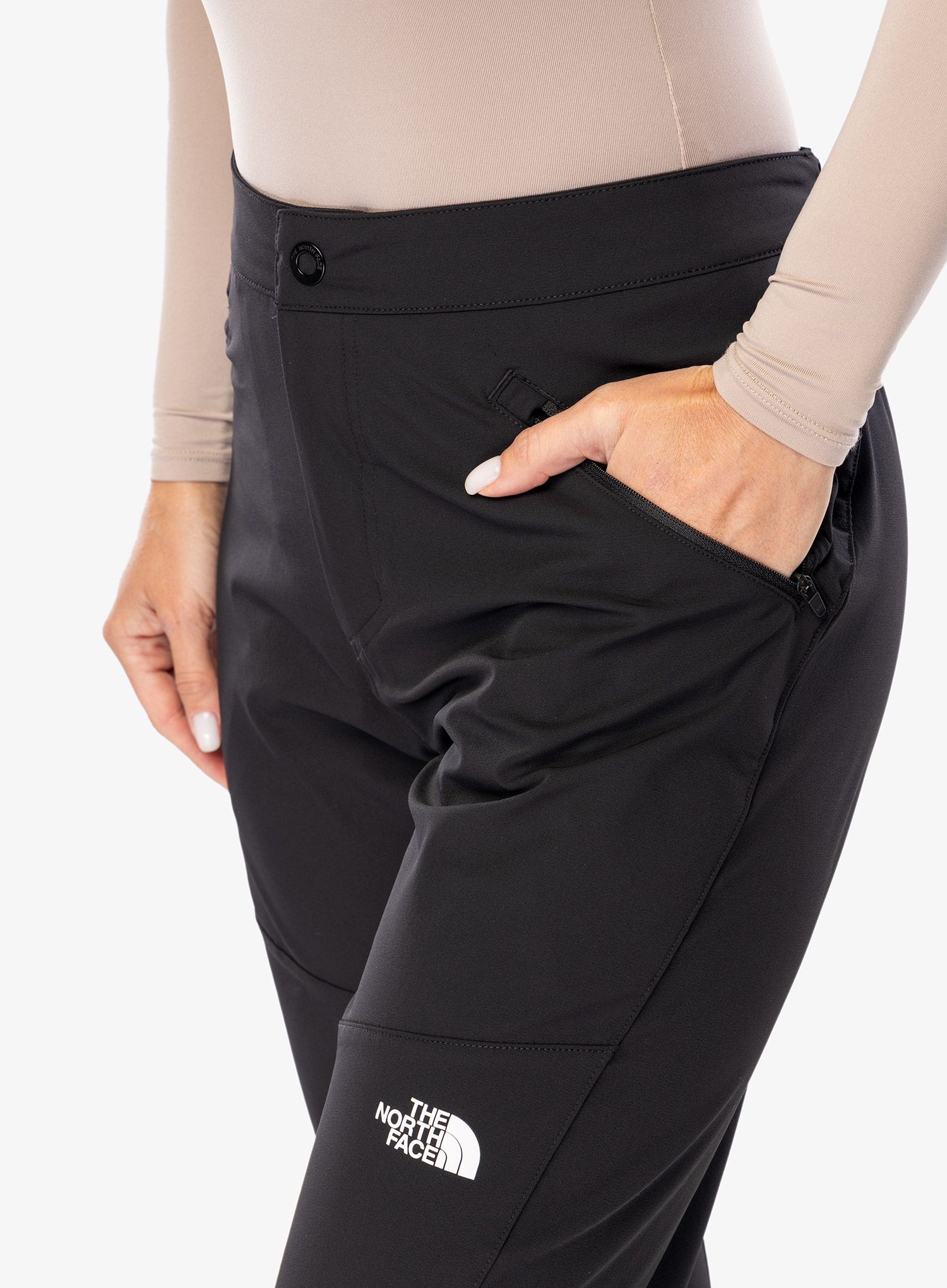 Ženske hlače The North Face Alpine Ridge Regular Straight Pant - tnf black/tnf black