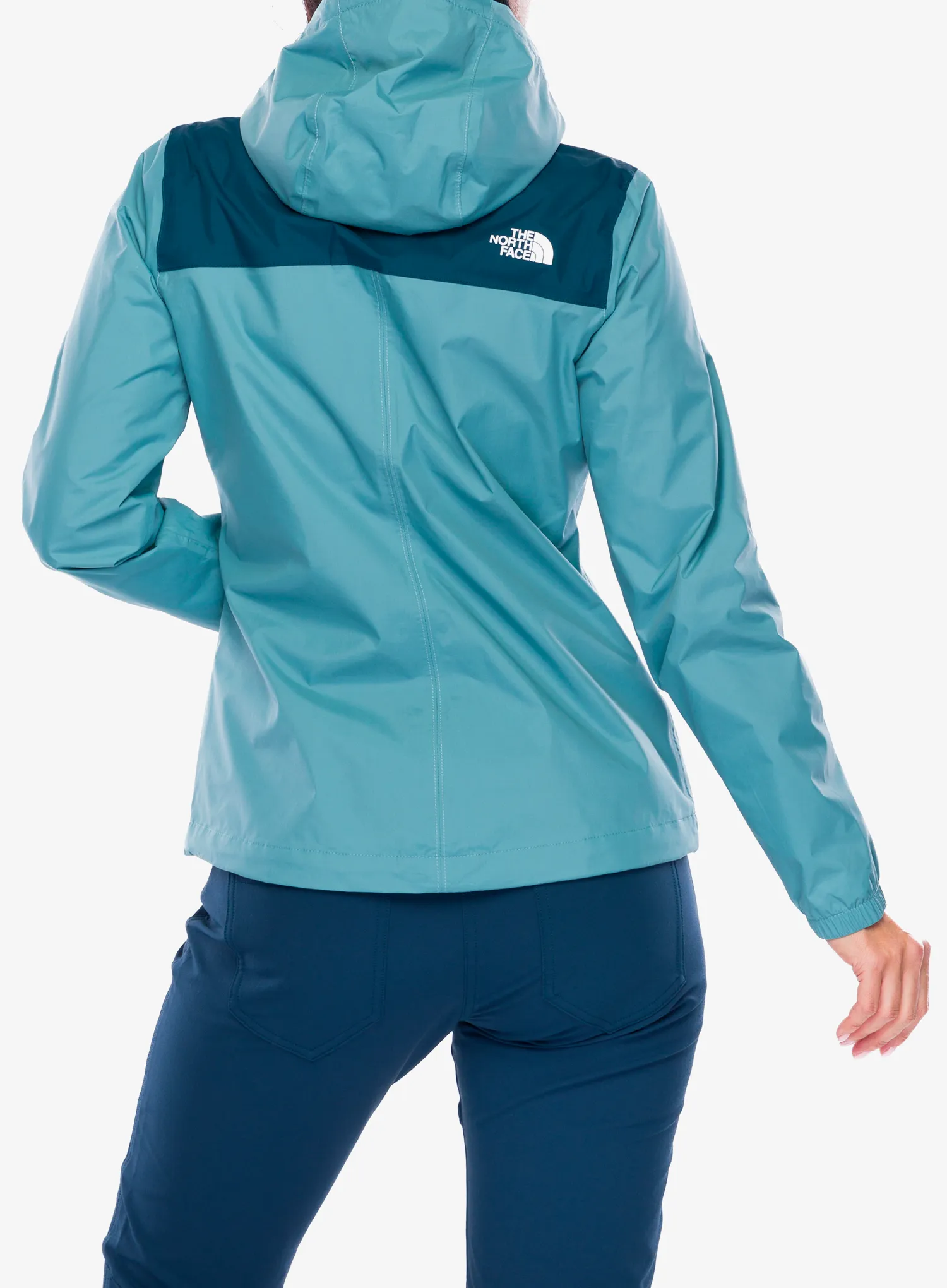 Ženska kišna jakna The North Face Antora Jacket - algae blue/midnight petrol