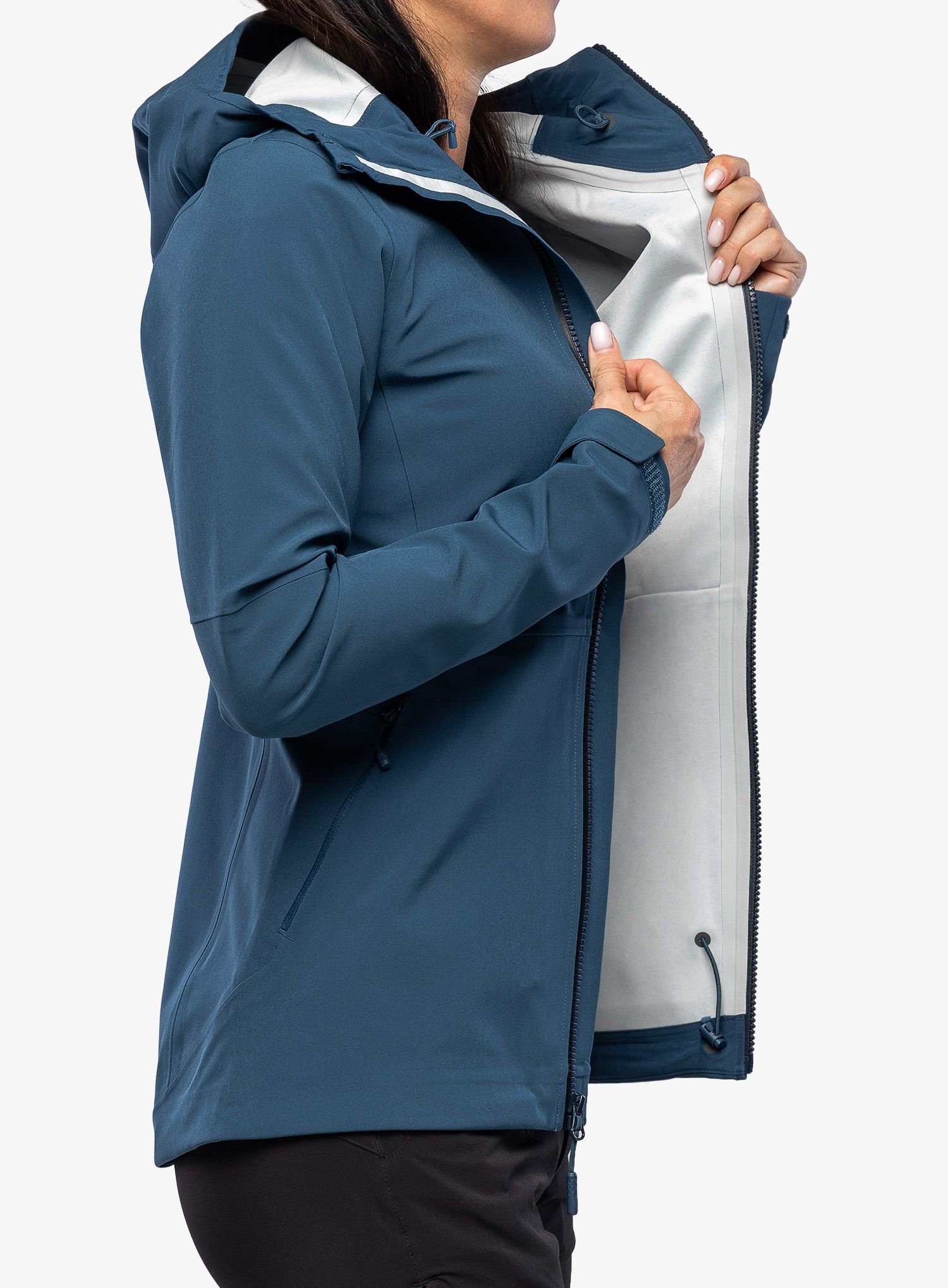Ženska kišna jakna The North Face Apex Flex DryVent - blue wing teal
