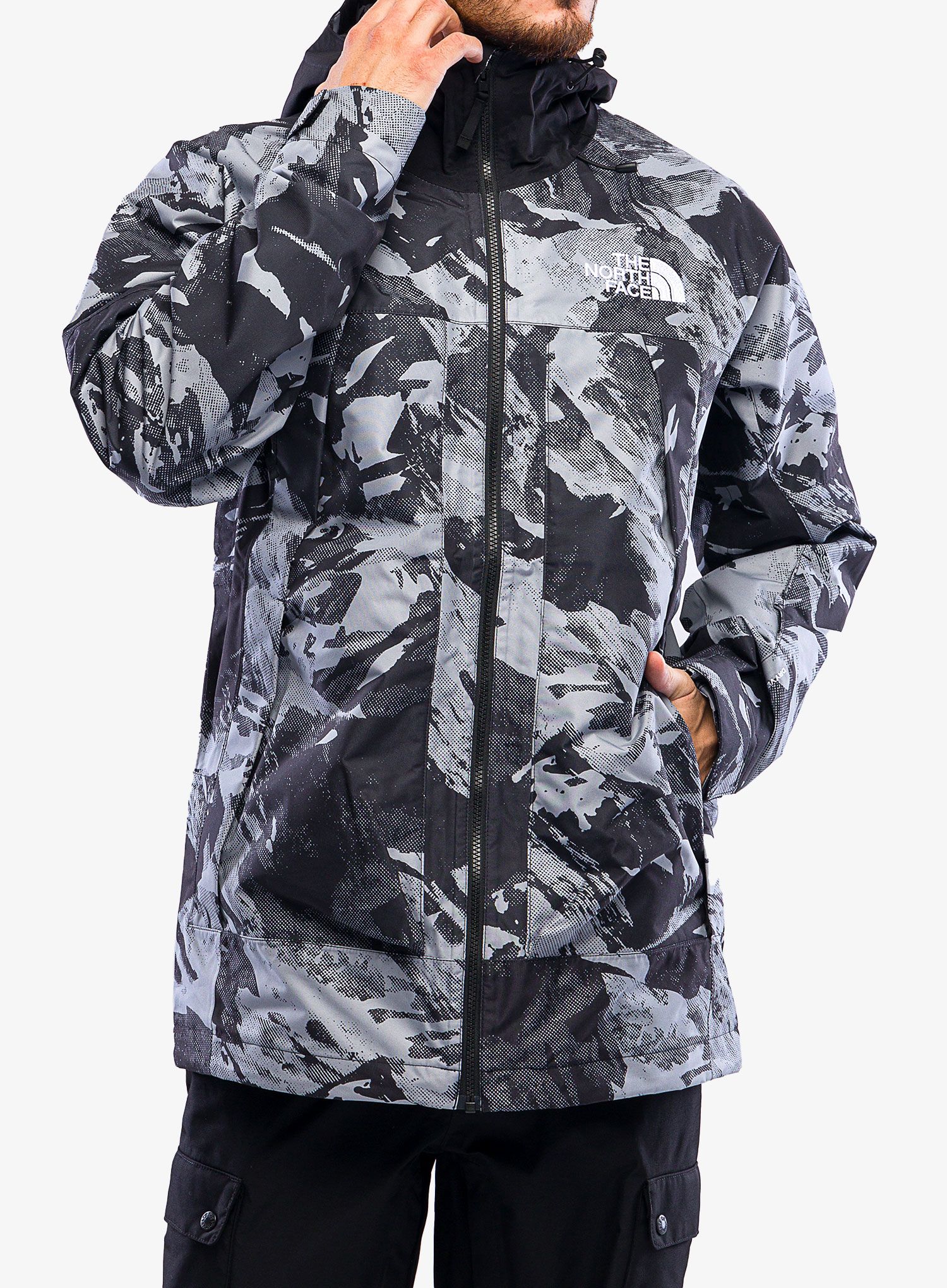 Skija ka jakna The North Face Balfron Jacket tnfblktonalmntnscapeprint