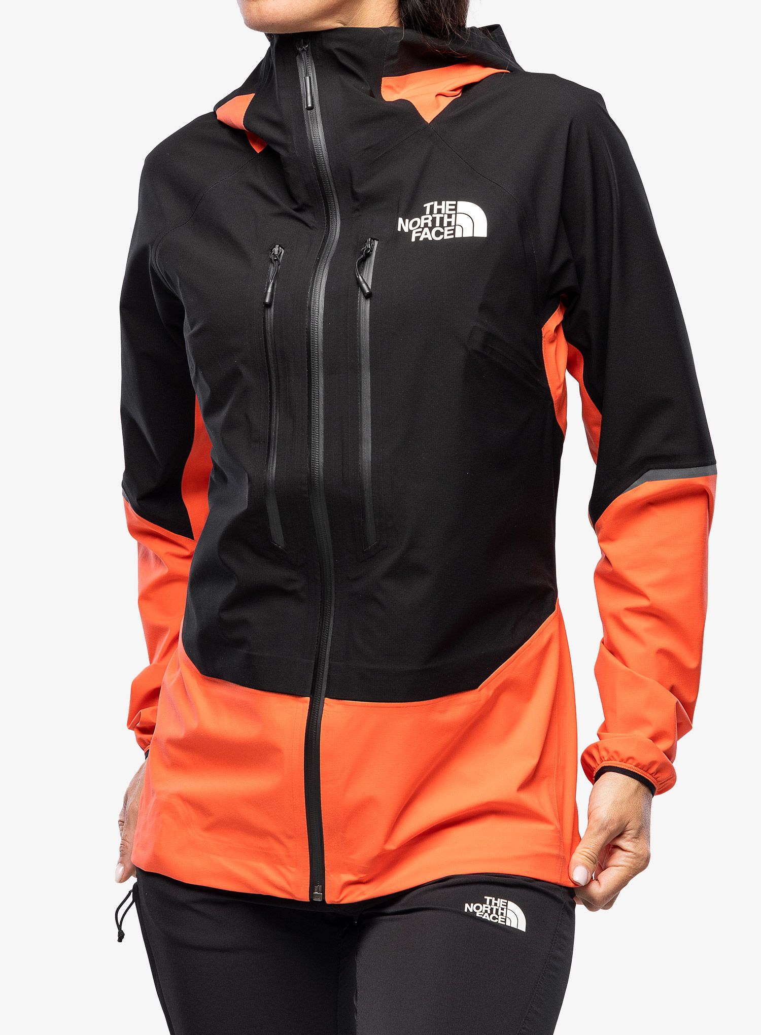 Ženska jakna s membranom The North Face Balmenhorn FUTURELIGHT Shell - black/orange