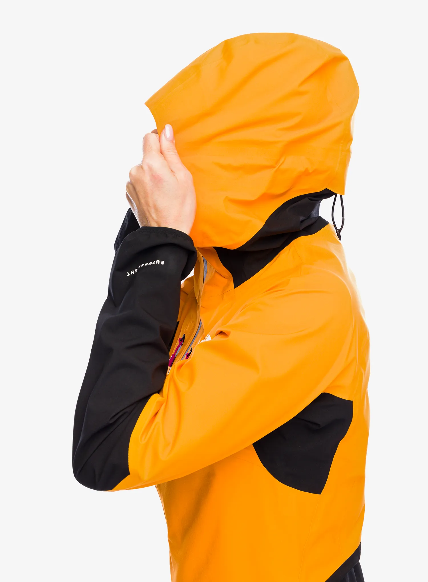 Ženska kišna jakna The North Face Balmenhorn Futurelight Shell - apricot glaze/tnf black