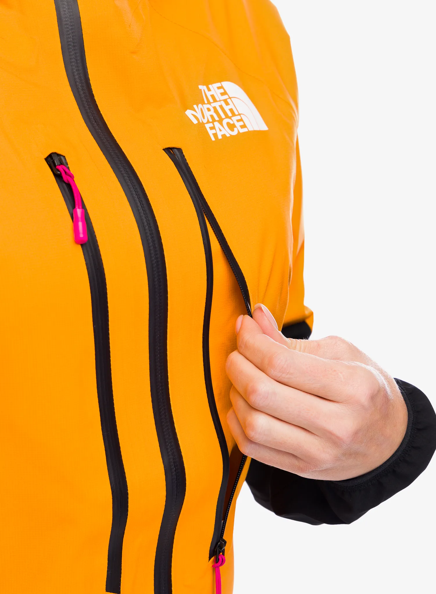 Ženska kišna jakna The North Face Balmenhorn Futurelight Shell - apricot glaze/tnf black