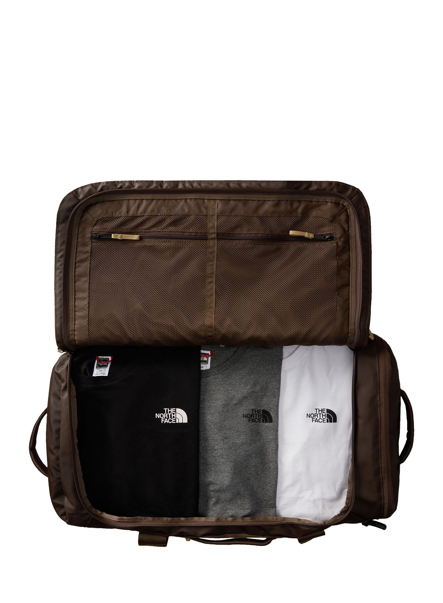 Putna torba The North Face Base Camp Voyager Duffel 62 - smokey brown/khaki stone